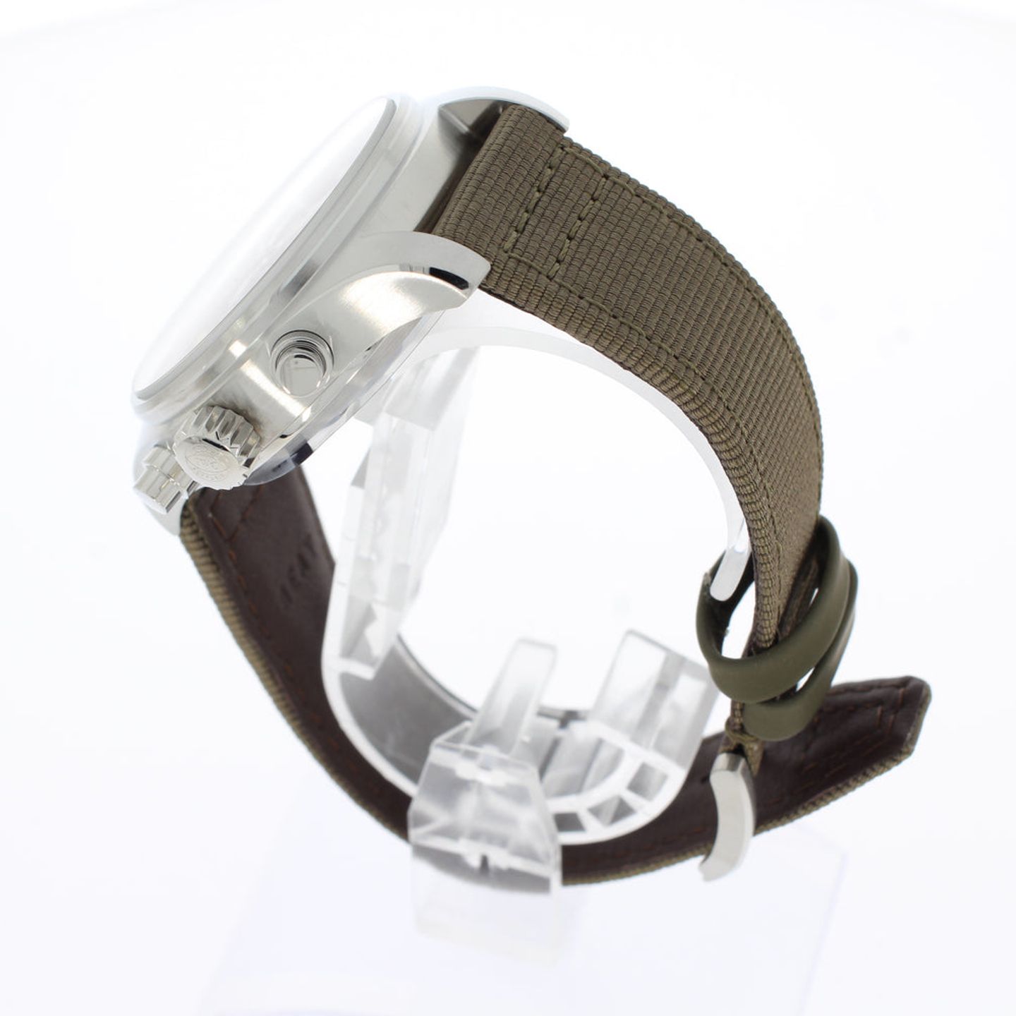 IWC Pilot Spitfire Chronograph IW387901 (2025) - Zwart wijzerplaat 41mm Staal (3/4)