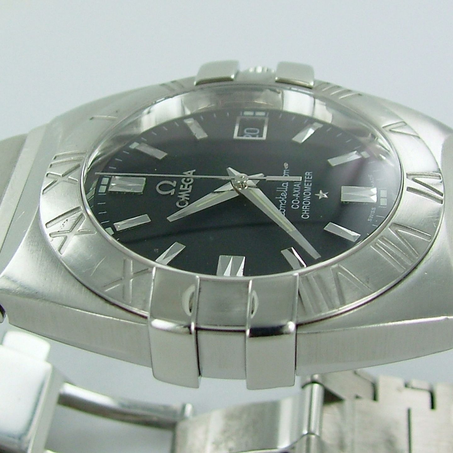 Omega Constellation Double Eagle - (Unknown (random serial)) - Black dial 38 mm Steel case (2/6)