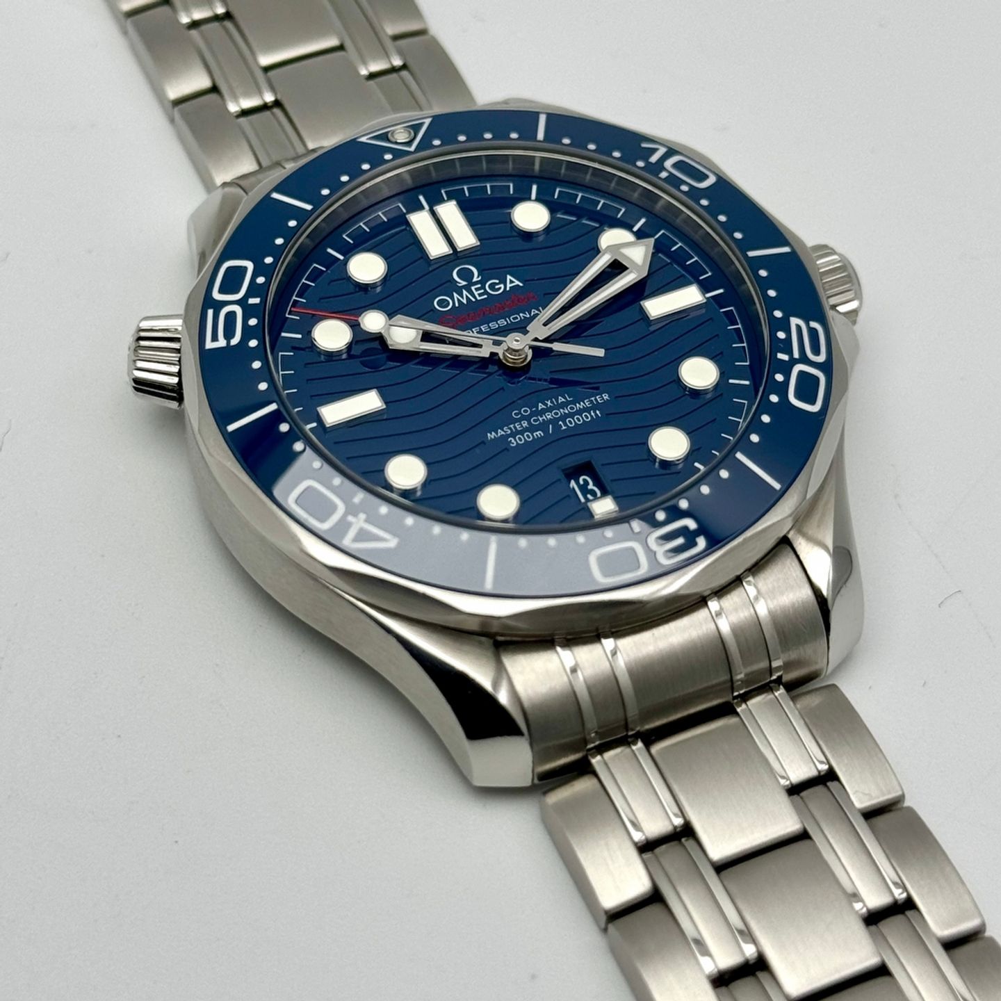 Omega Seamaster Diver 300 M 210.30.42.20.03.001 (2019) - Blauw wijzerplaat 42mm Staal (6/10)