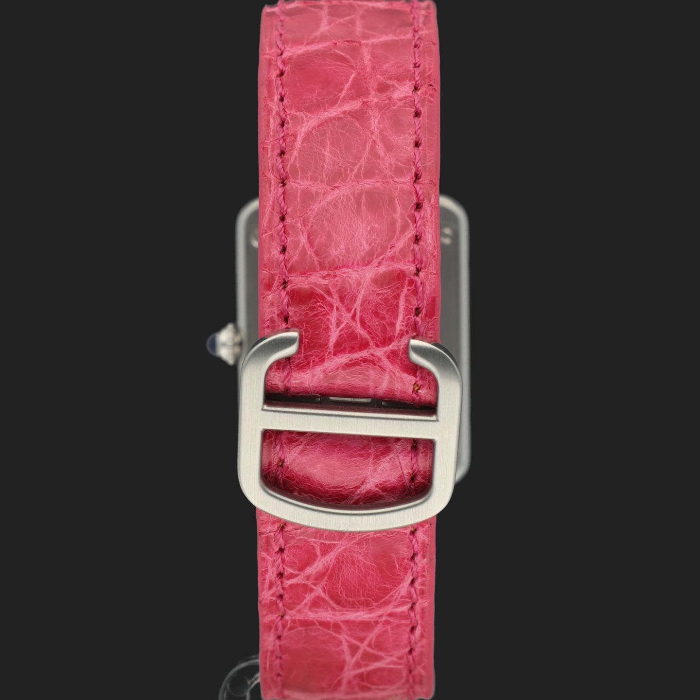 Cartier Tank Solo W5200000 (2015) - Pink dial 31 mm Steel case (6/8)