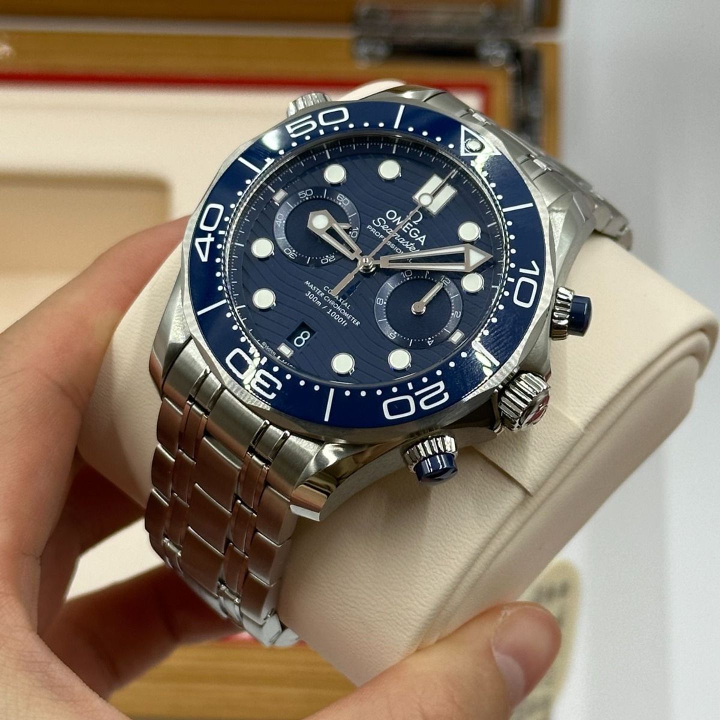 Omega Seamaster Diver 300 M 210.30.44.51.03.001 (2023) - Blue dial 44 mm Steel case (8/8)