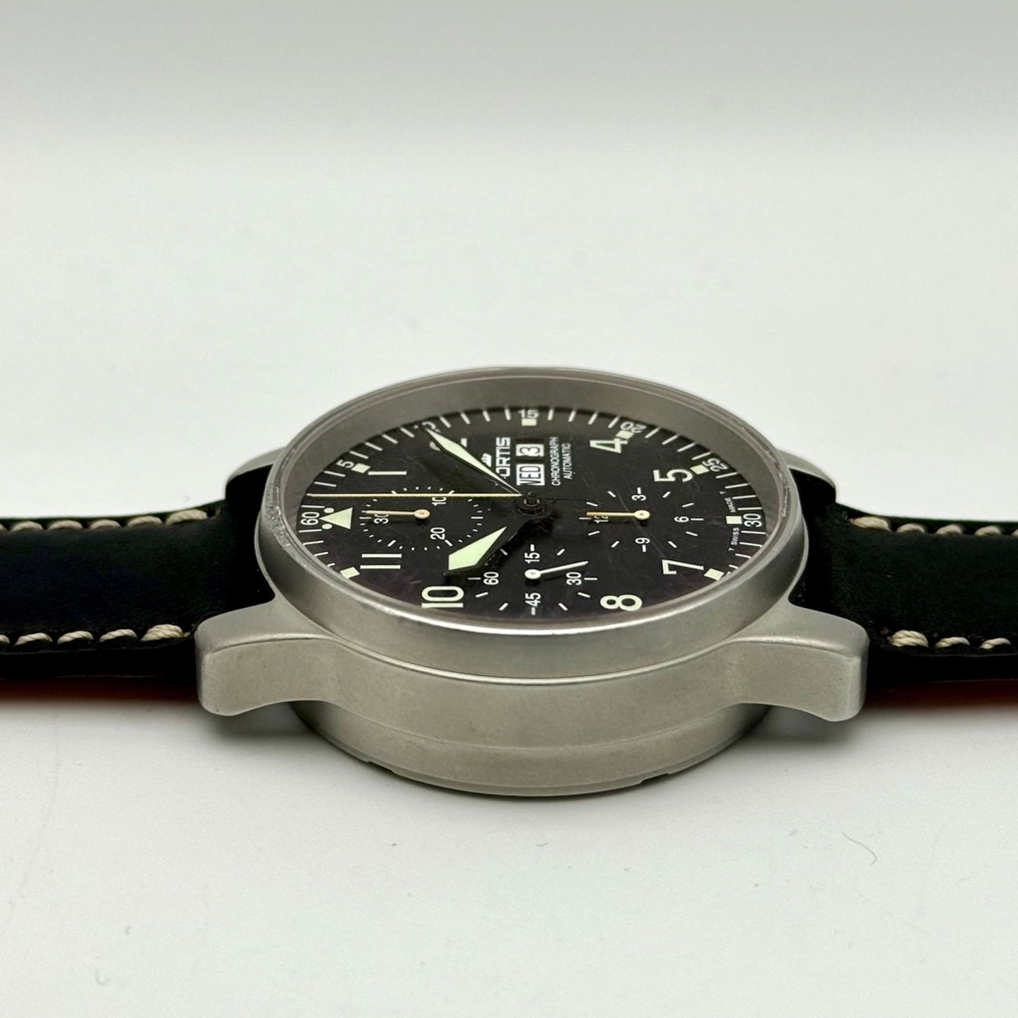 Fortis Flieger 597.10.141.1 (Unknown (random serial)) - Black dial 42 mm Steel case (7/8)