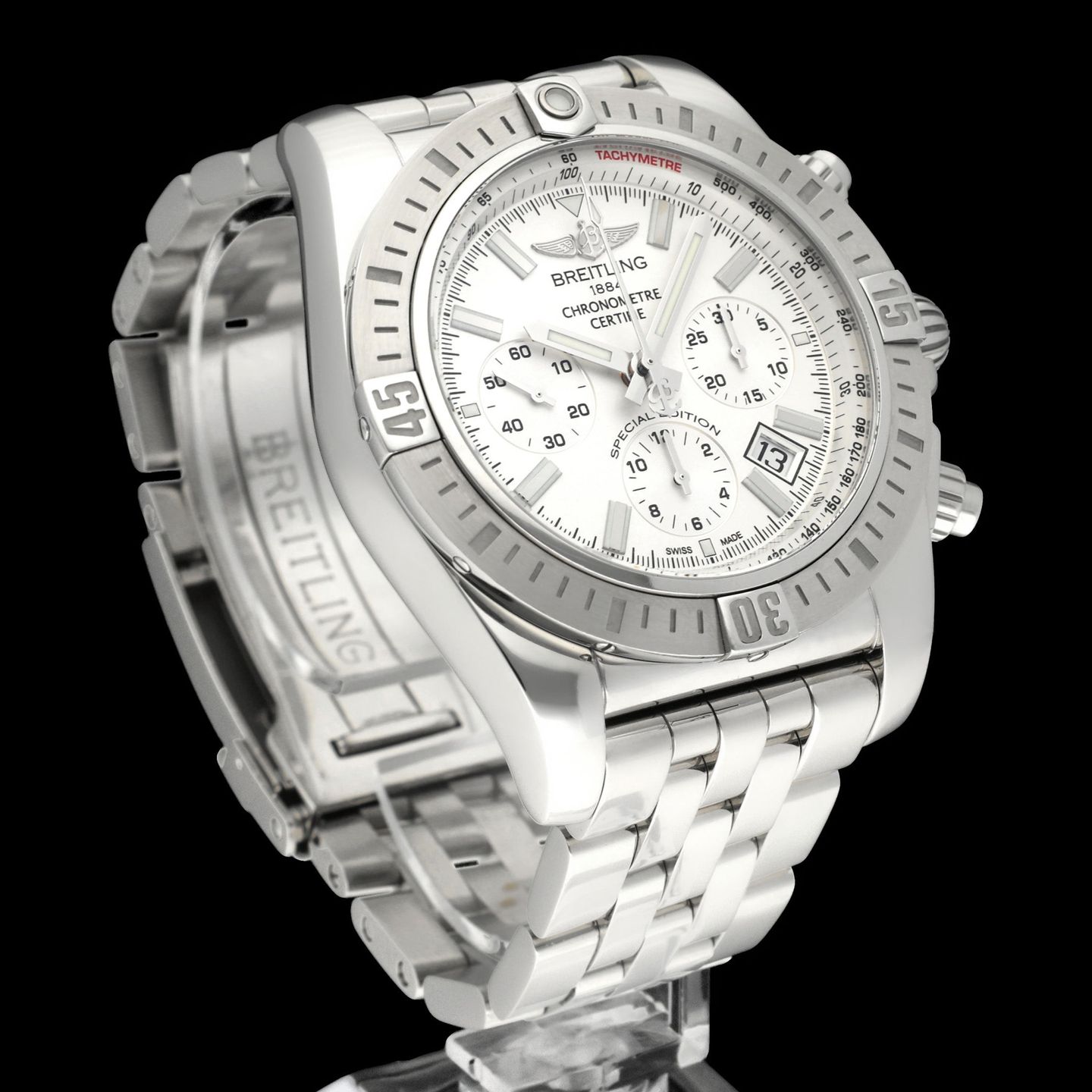 Breitling Chronomat 44 AB0115 (2019) - Silver dial 44 mm Steel case (4/8)