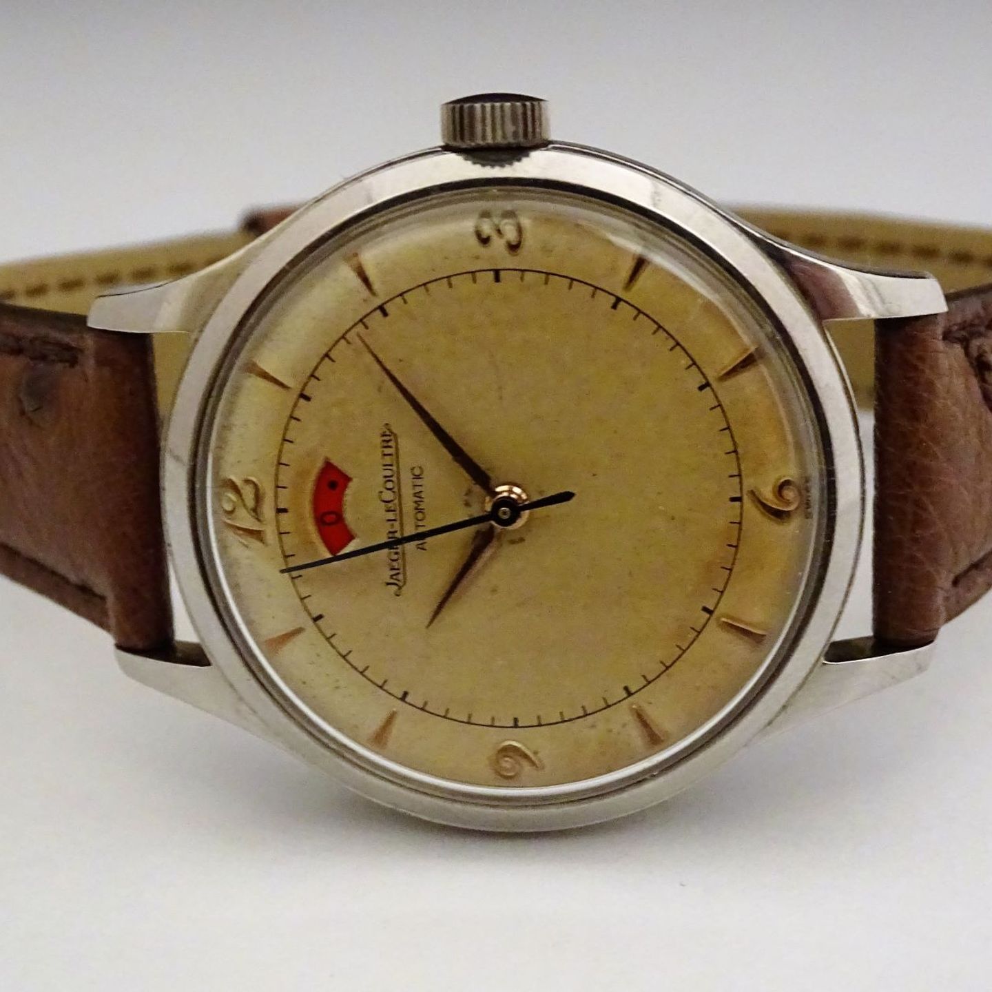 Jaeger-LeCoultre Vintage Unknown (1950) - Champagne wijzerplaat 33mm Staal (2/8)