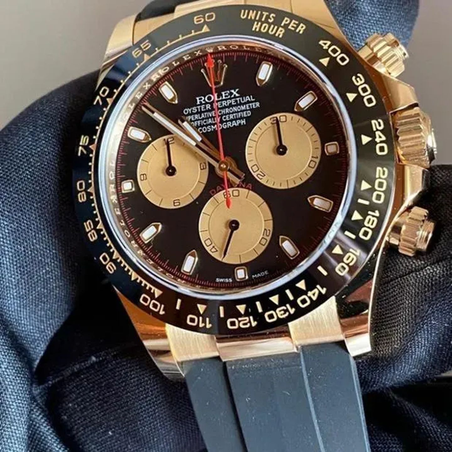 Rolex Daytona 116518LN (2023) - Zwart wijzerplaat 40mm Geelgoud (1/4)