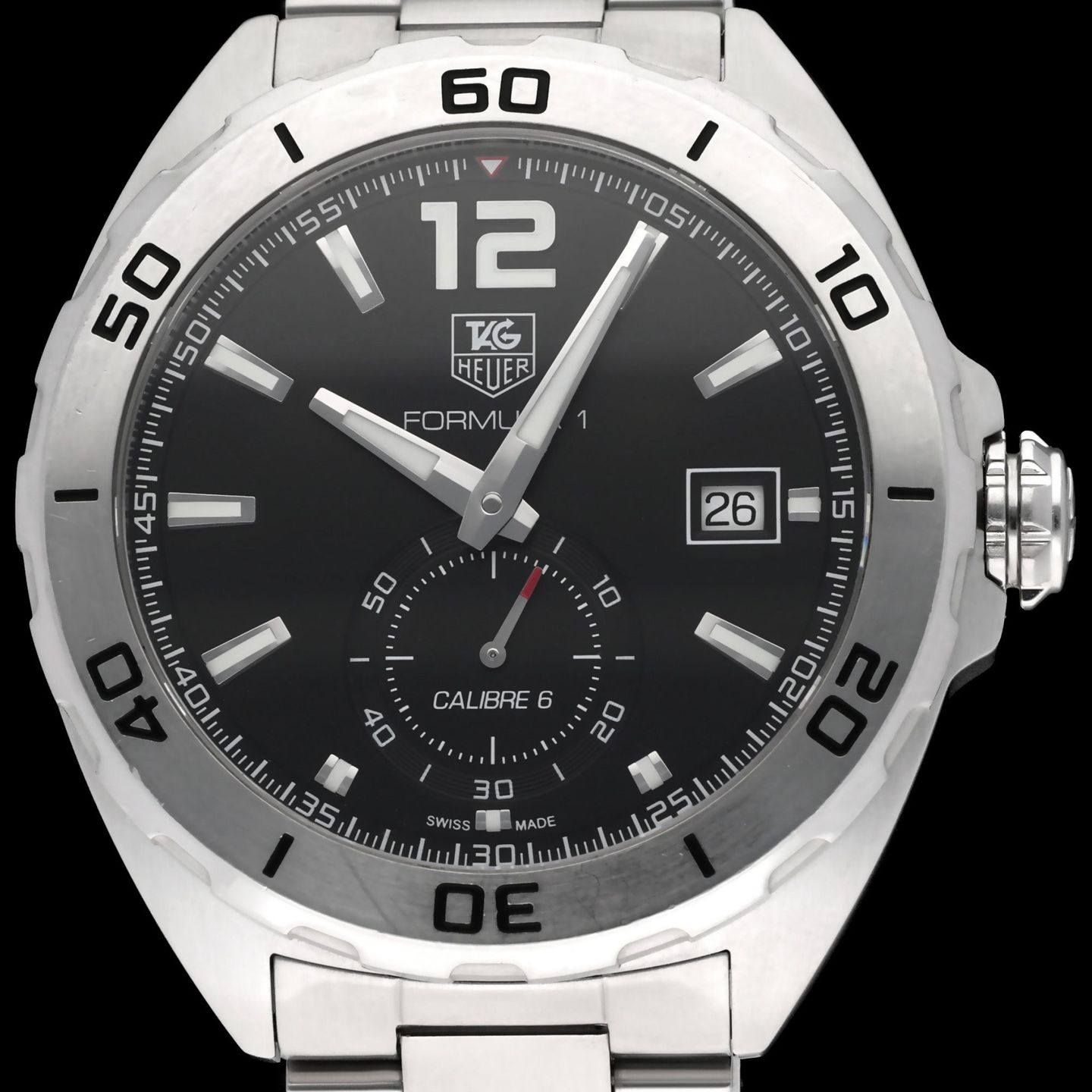 TAG Heuer Formula 1 Calibre 6 WAZ2110 (2015) - 41mm Staal (1/8)