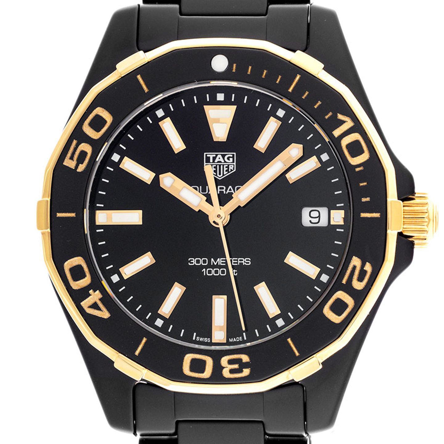 TAG Heuer Aquaracer Lady WAY1321.BH0743 (2025) - Black dial 35 mm Ceramic case (1/7)