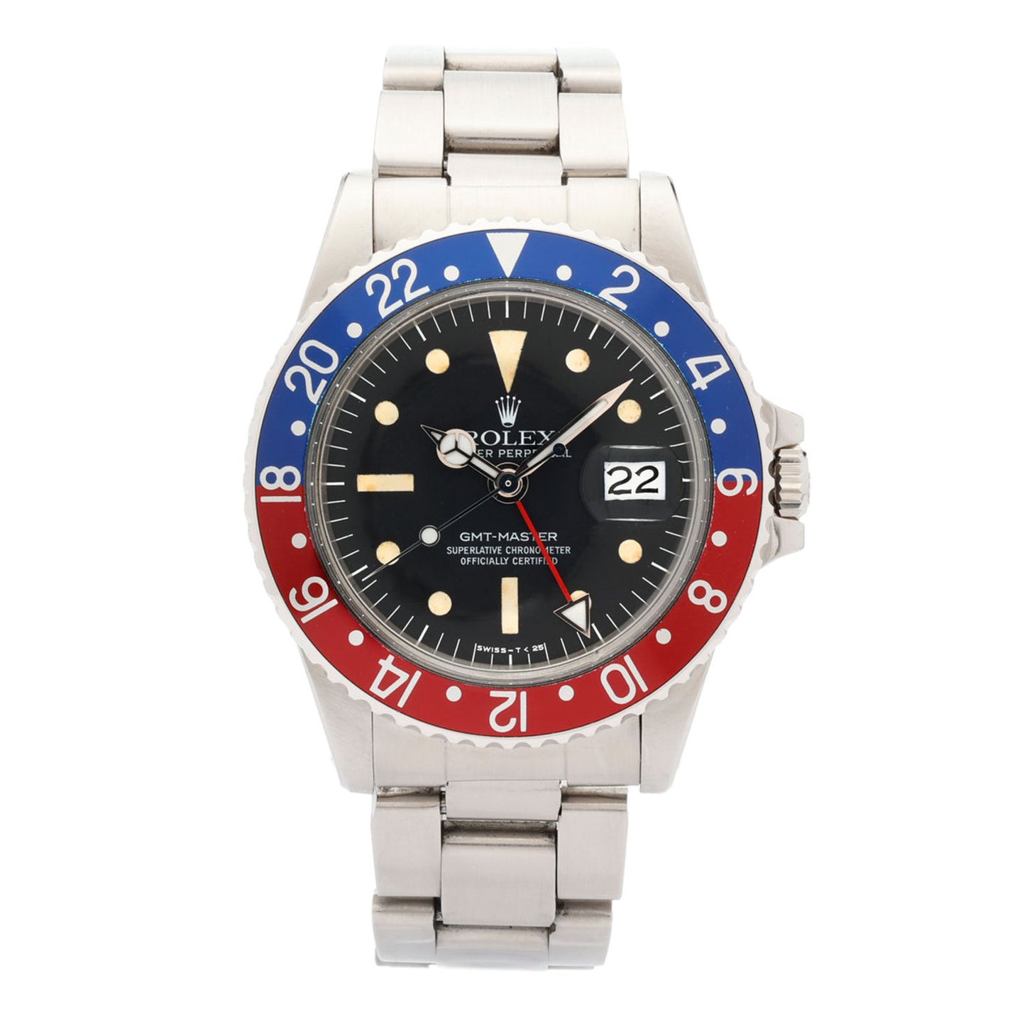 Rolex GMT-Master 1675 (1978) - Zwart wijzerplaat 40mm Staal (1/6)