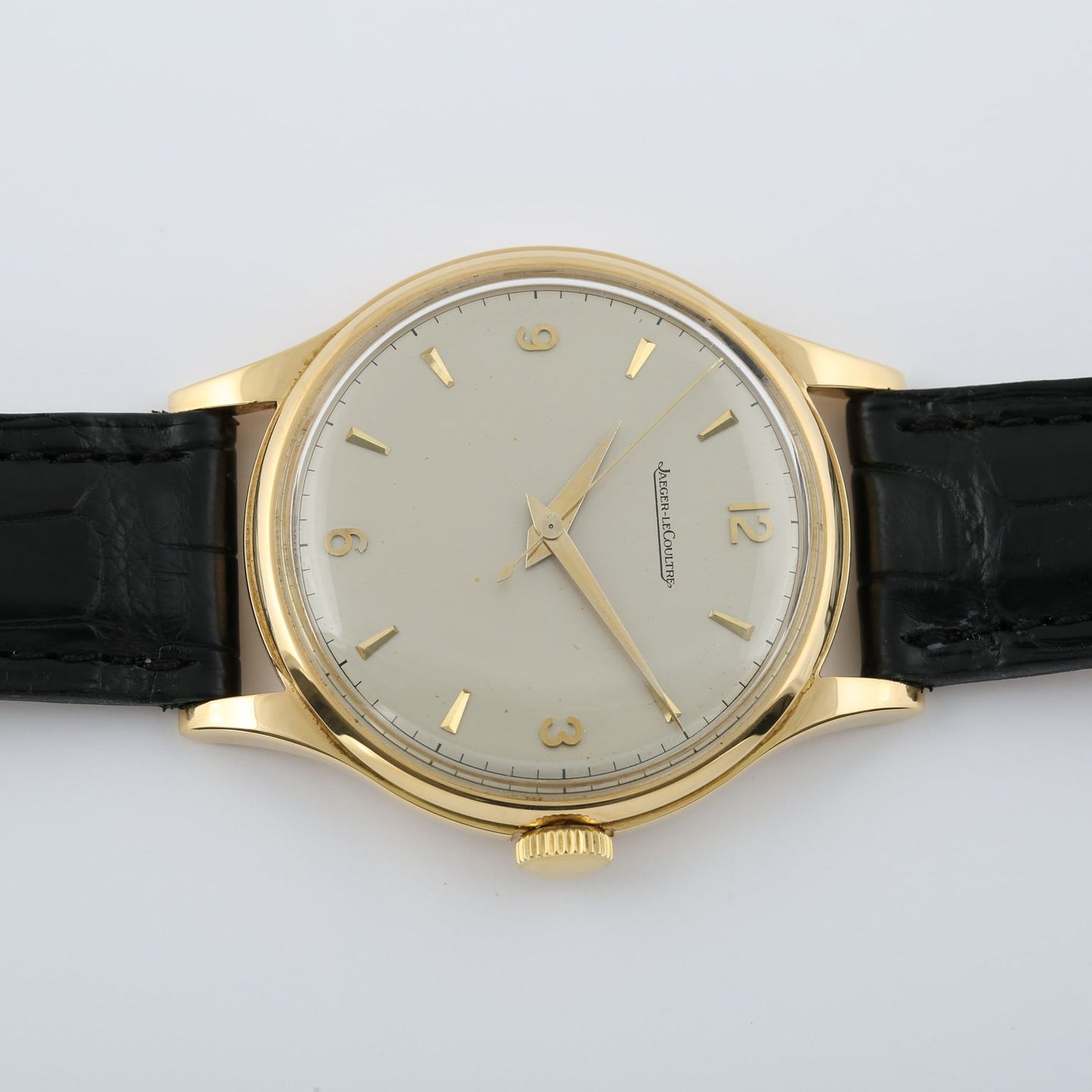 Jaeger-LeCoultre Vintage Unknown (1950) - White dial 37 mm Yellow Gold case (5/7)