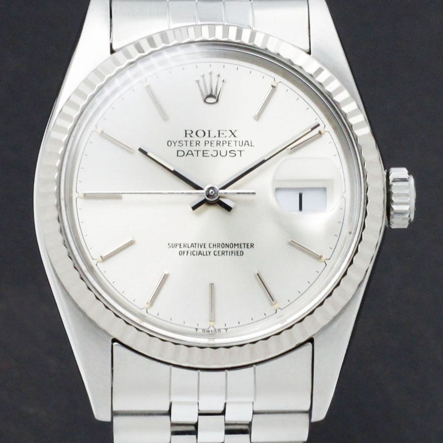 Rolex Datejust 36 16014 (1988) - Silver dial 36 mm Steel case (1/7)