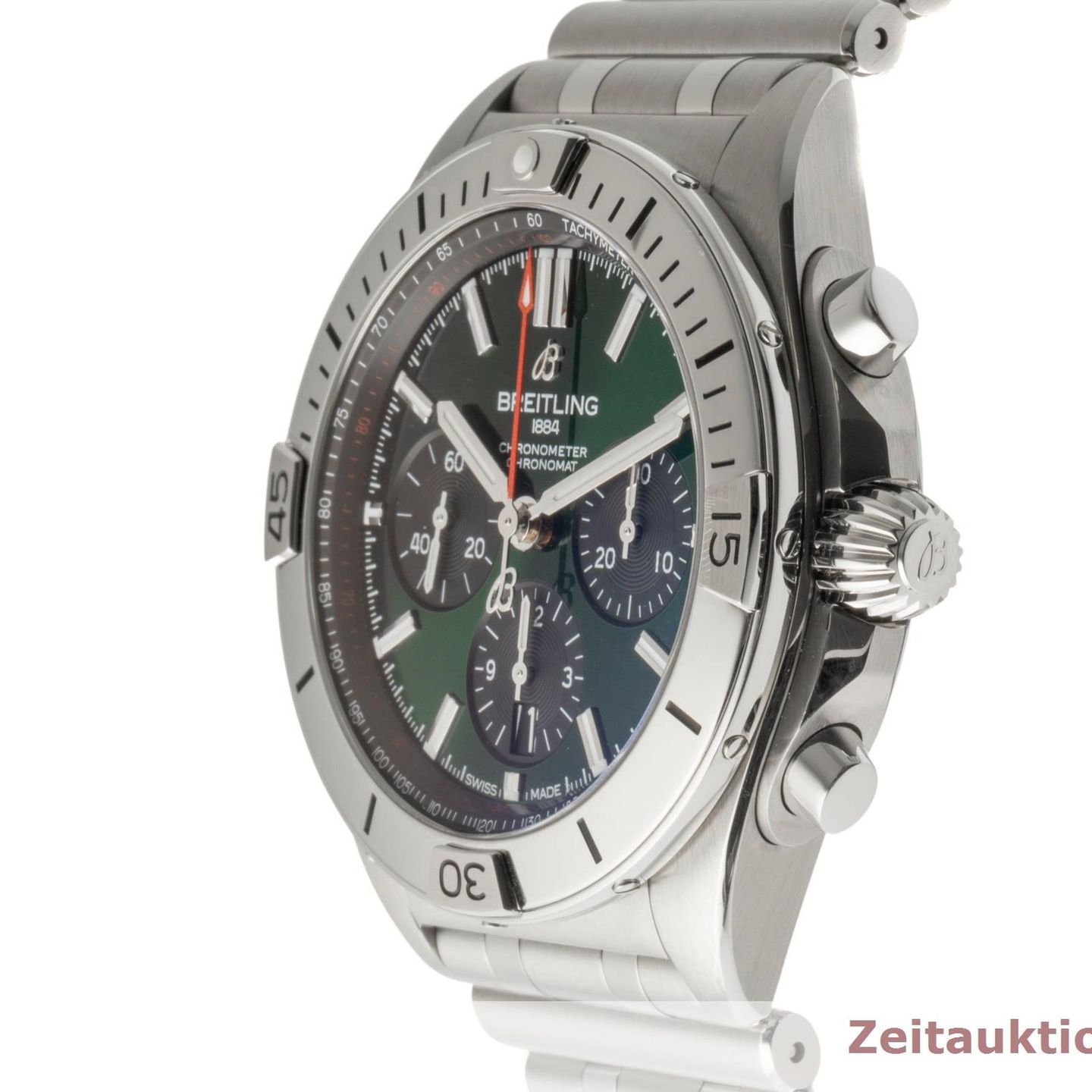Breitling Chronomat 42 AB0134101L1A1 (2022) - Green dial 42 mm Steel case (6/8)