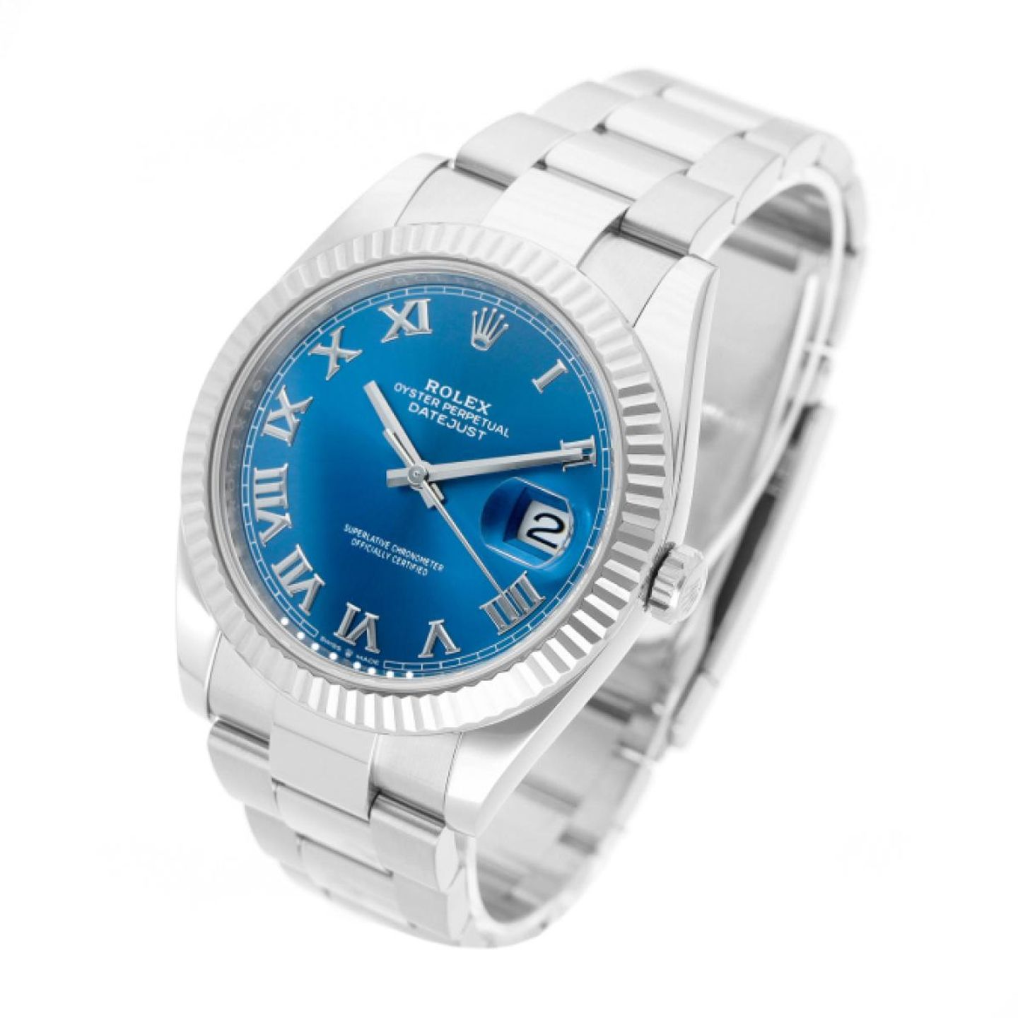Rolex Datejust 41 126334 (2020) - Blauw wijzerplaat 41mm Staal (2/5)