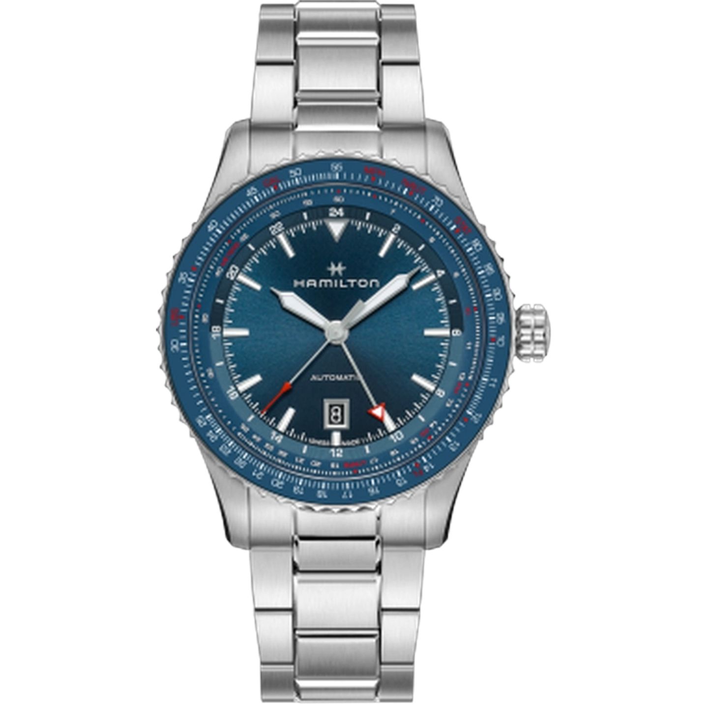 Hamilton Khaki Aviation H76715140 (2025) - Blauw wijzerplaat 44mm Staal (1/1)