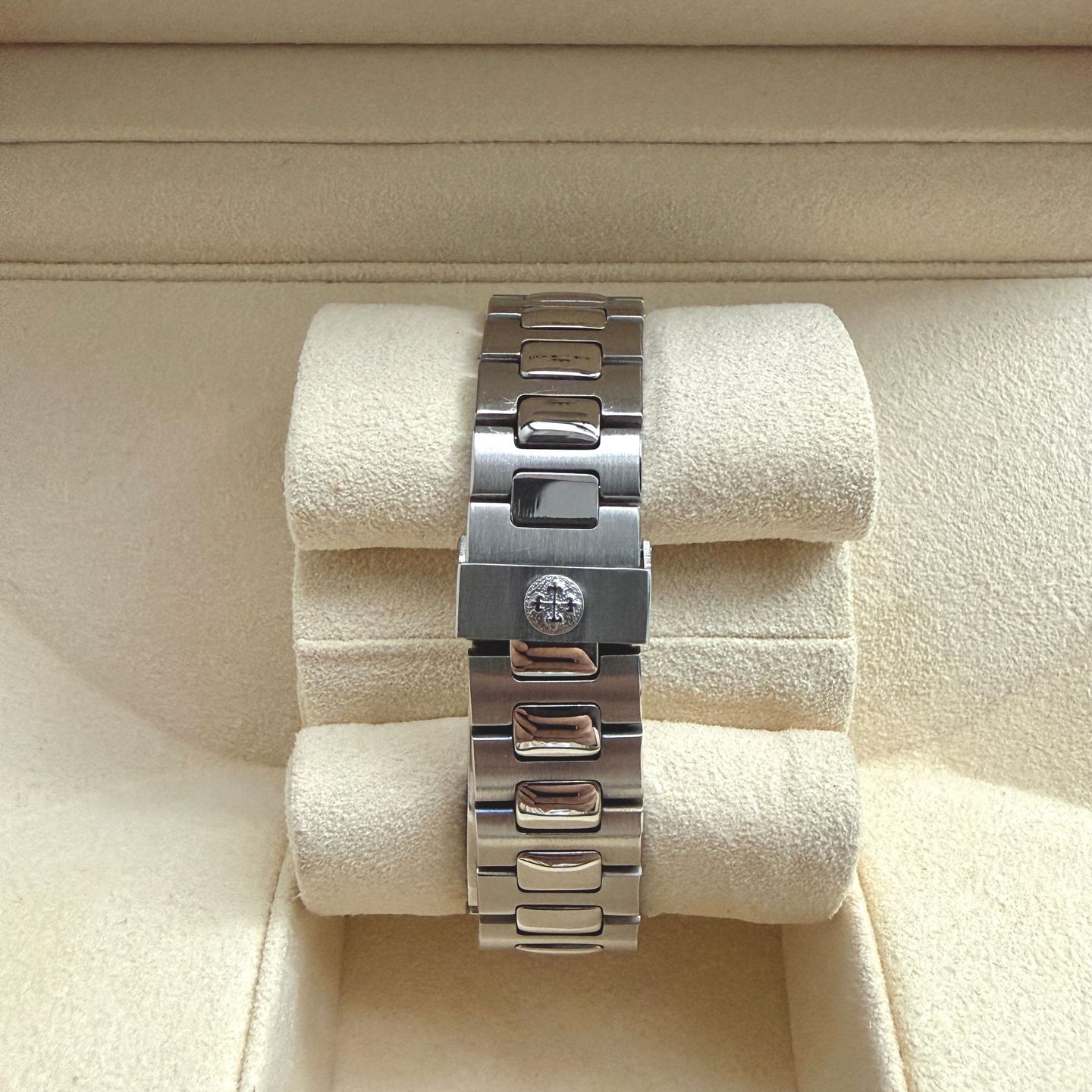 Patek Philippe Nautilus 3900/001 (1986) - Blue dial 33 mm Steel case (13/14)