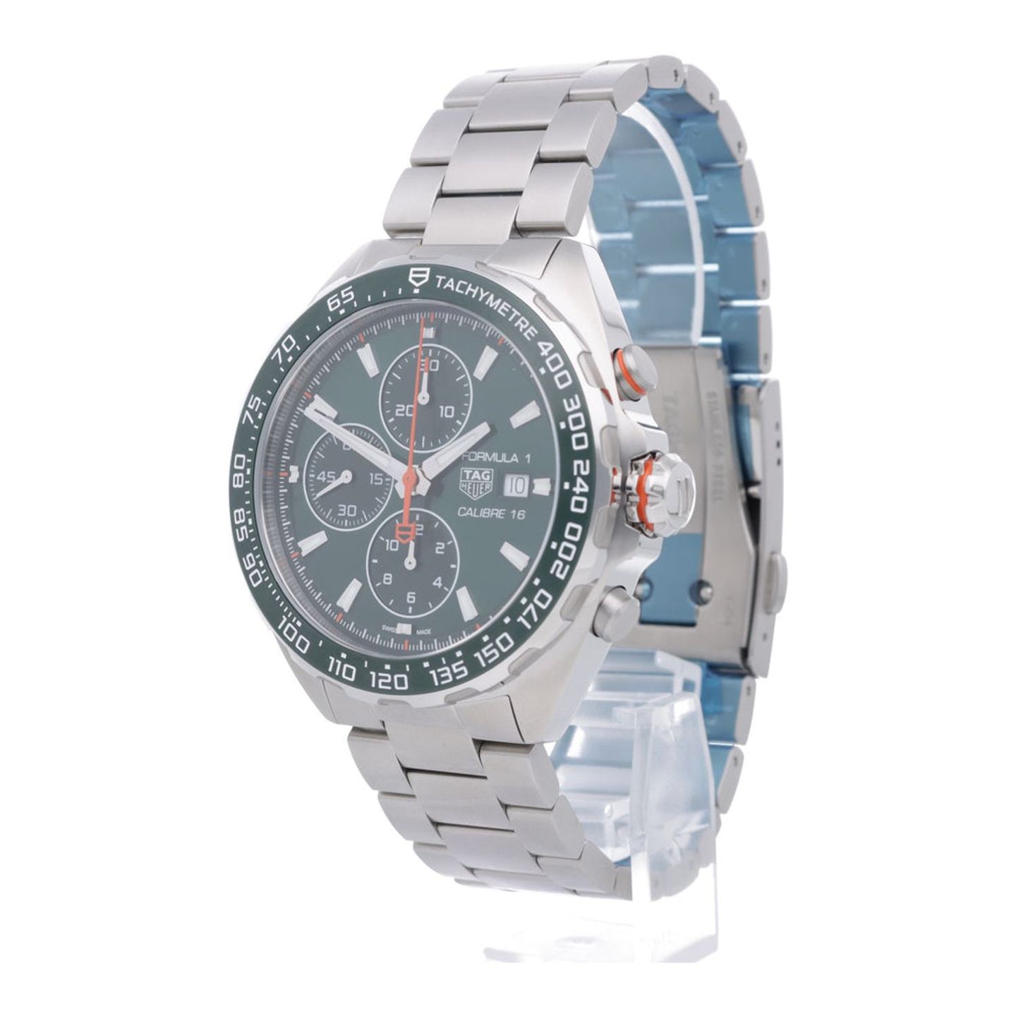 TAG Heuer Formula 1 CAZ201H.BA0876 (2024) - Green dial 44 mm Steel case (2/7)