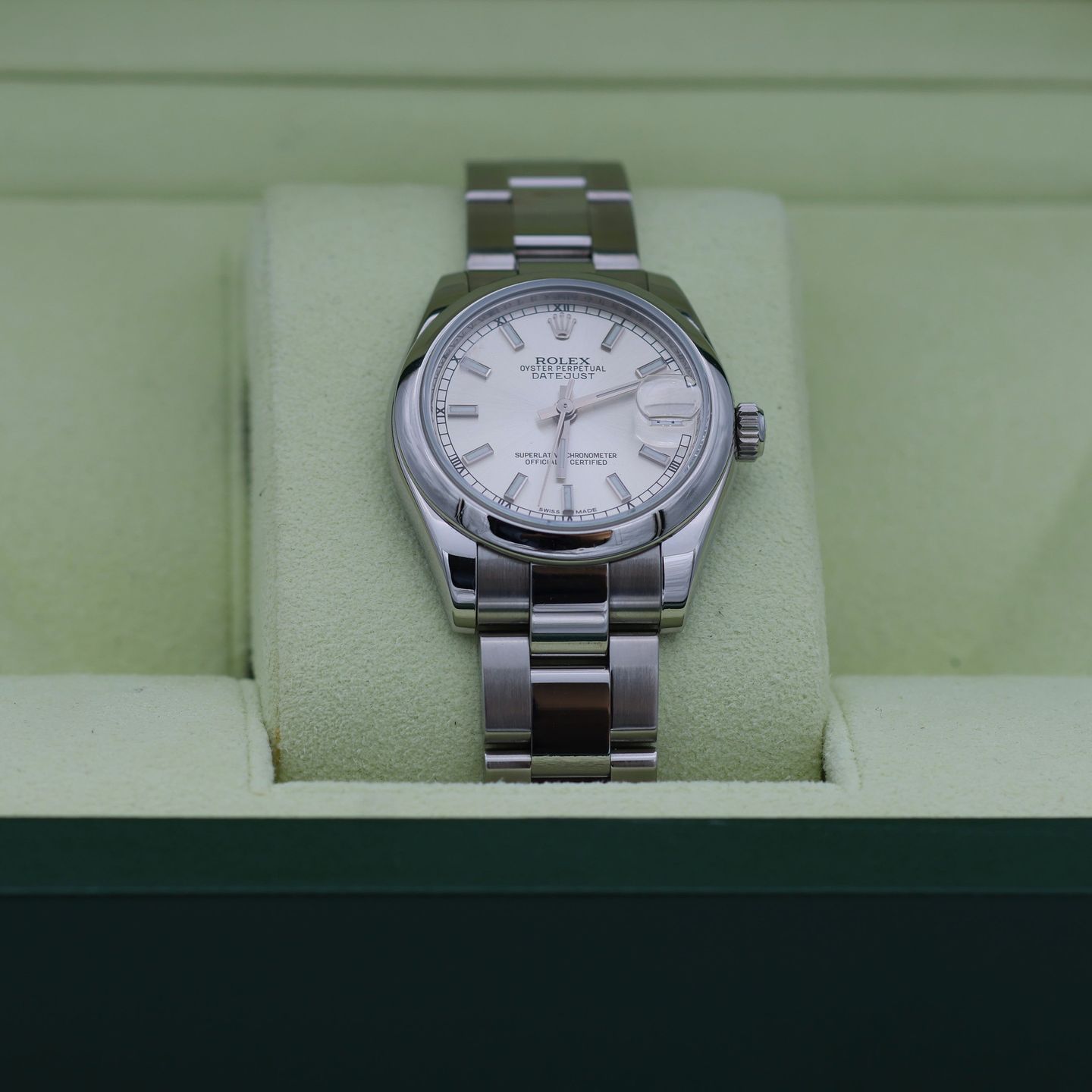 Rolex Datejust 31 178240 (Unknown (random serial)) - Silver dial 31 mm Steel case (2/8)