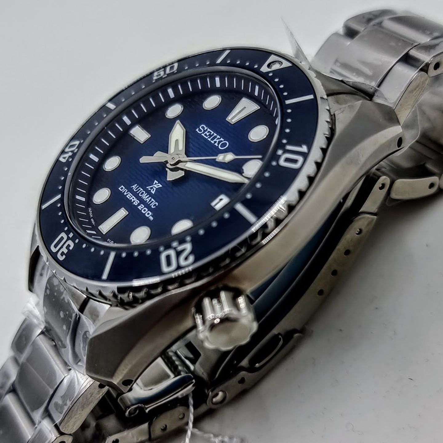Seiko Prospex SPB321J1 (2025) - Blue dial 45 mm Steel case (3/8)