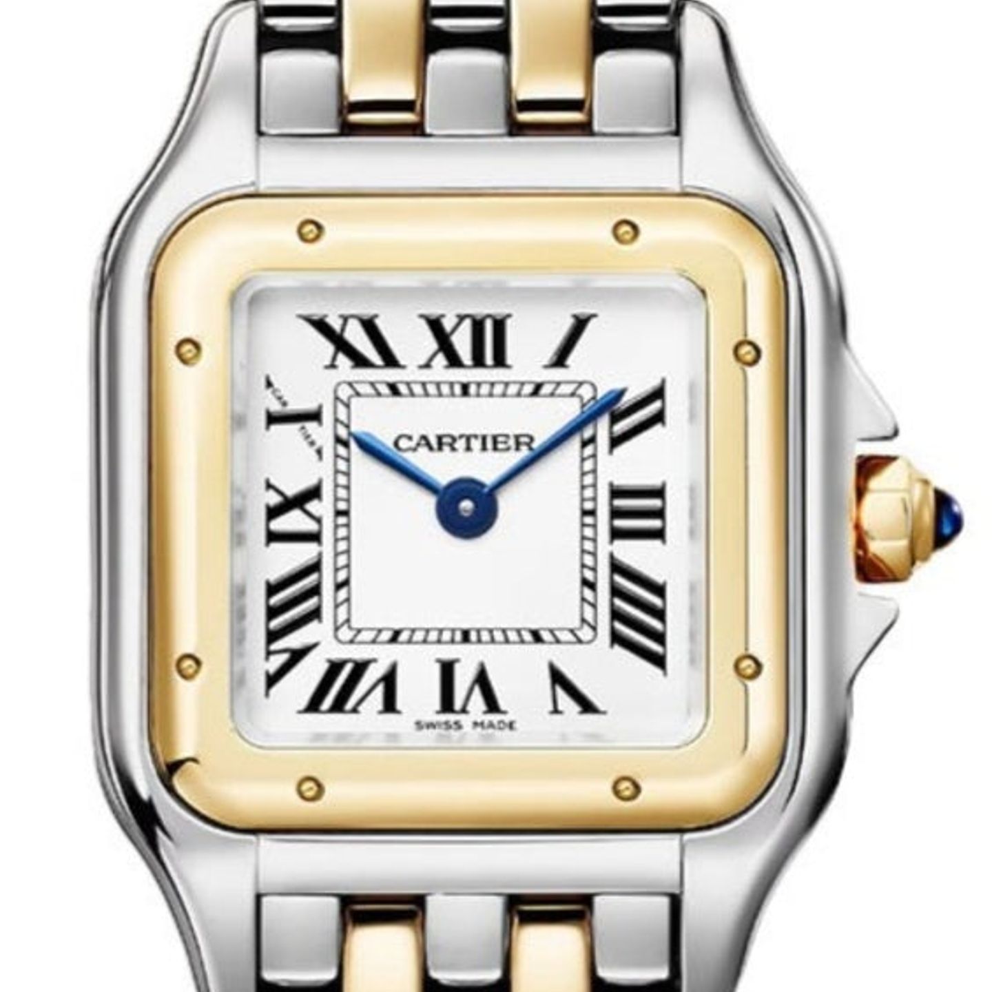 Cartier Panthère W2PN0018 (2026) - White dial 30 mm Gold/Steel case (2/2)