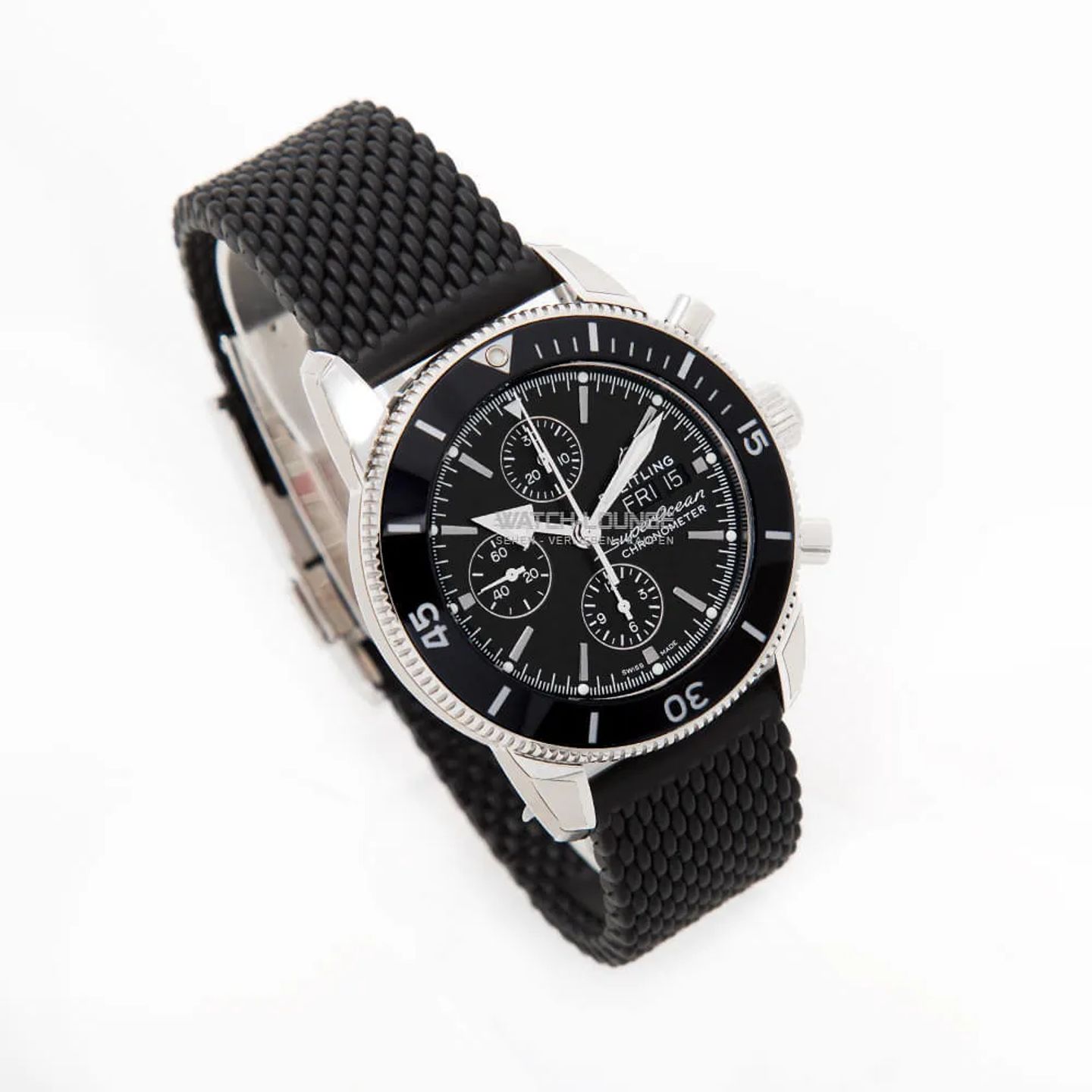 Breitling Superocean Heritage II Chronograph A13313121B1S1 (2025) - Zwart wijzerplaat 44mm Staal (4/8)