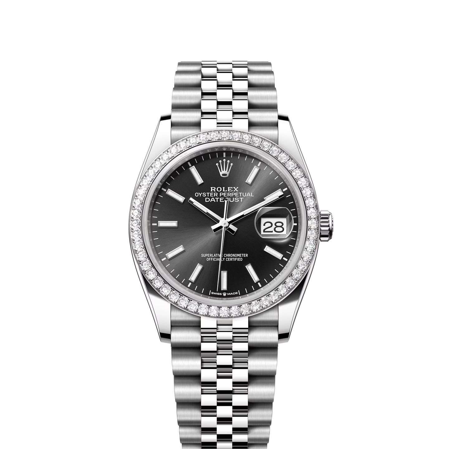 Rolex Datejust 36 126284RBR (2024) - Zwart wijzerplaat 36mm Staal (1/1)