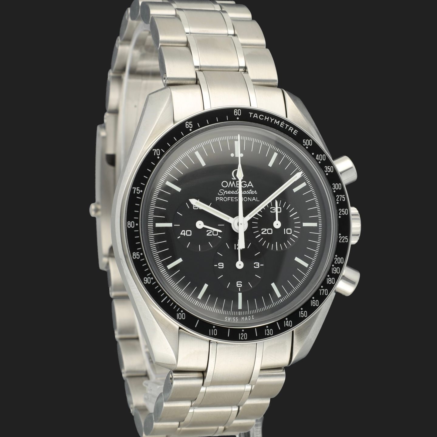Omega Speedmaster Professional Moonwatch 311.30.42.30.01.005 (2020) - Black dial 42 mm Steel case (4/8)