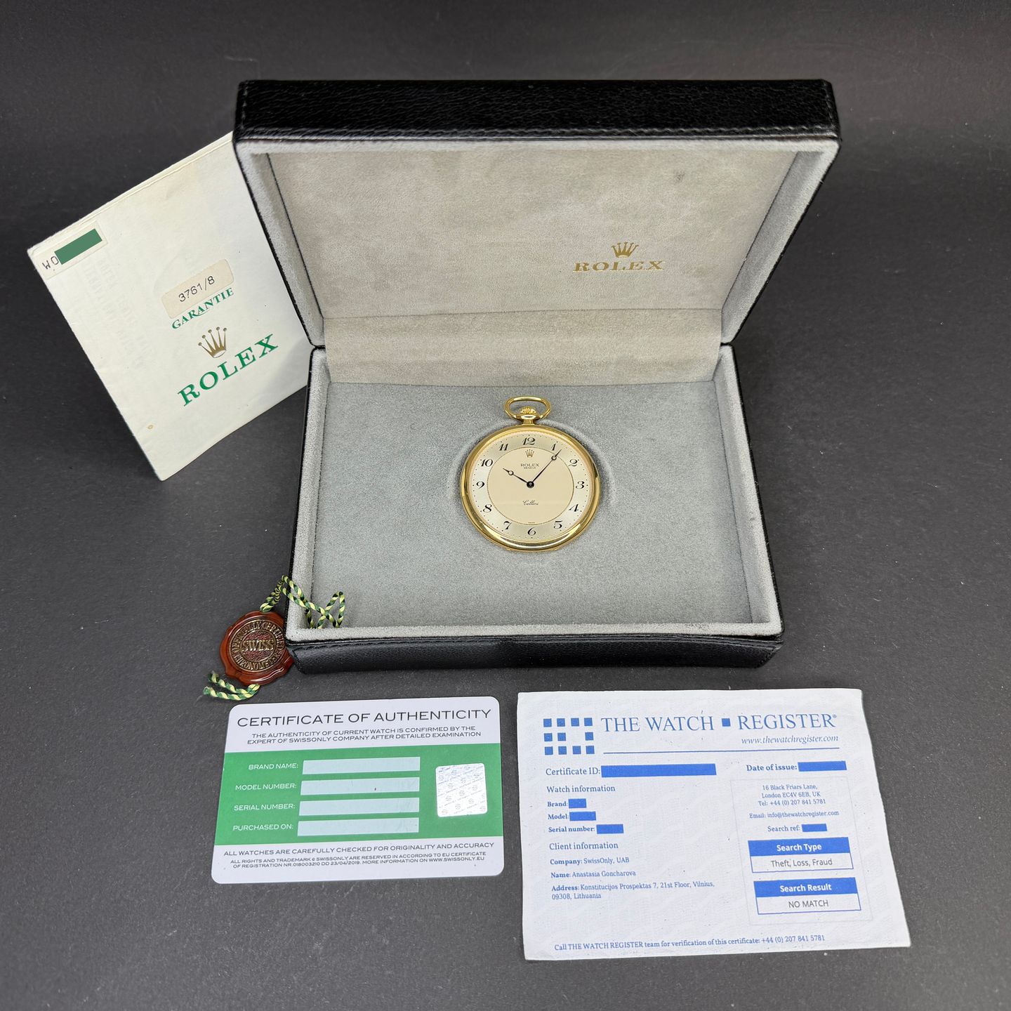 Rolex Cellini 3761 (1995) - Wit wijzerplaat 48mm (3/7)