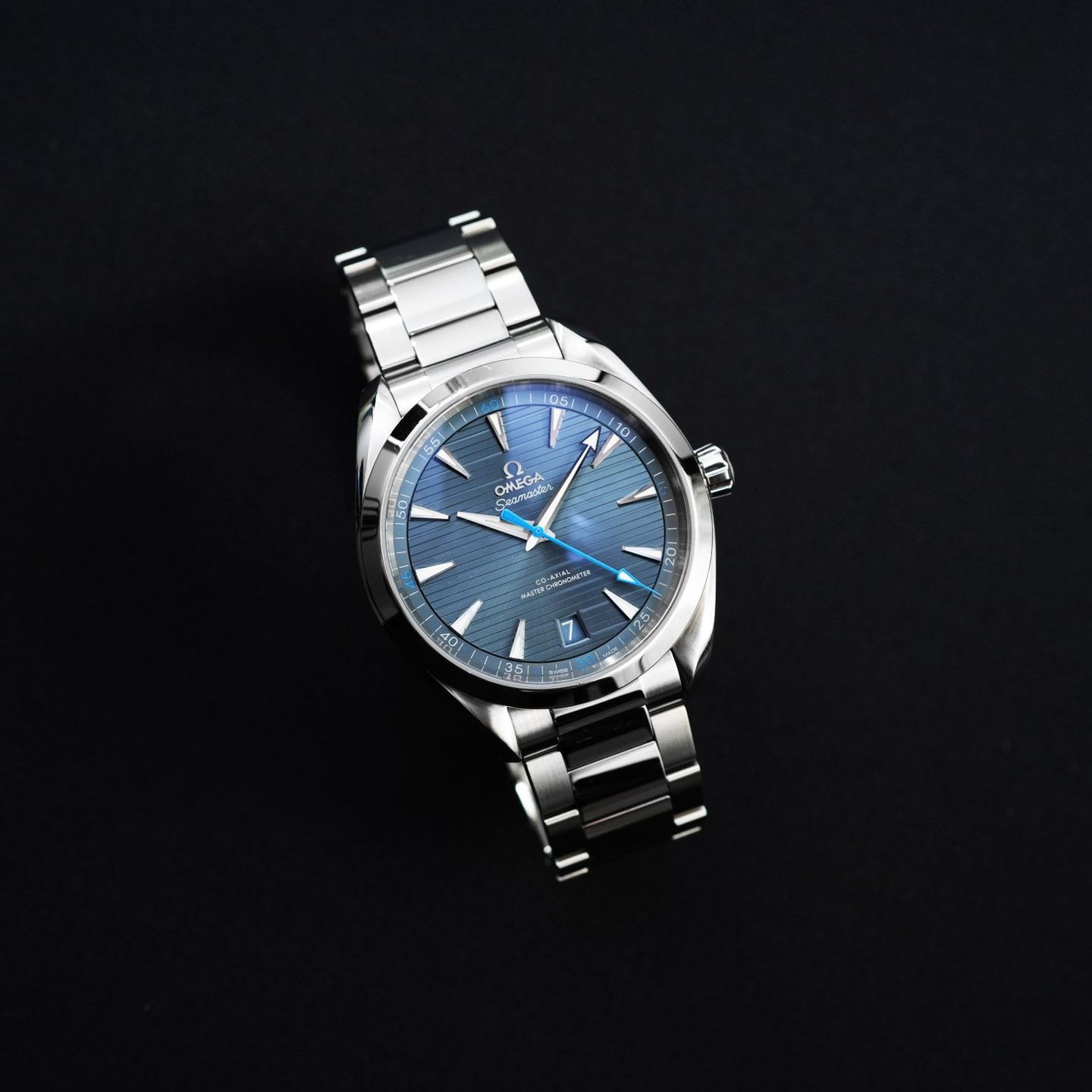 Omega Seamaster Aqua Terra 220.10.41.21.03.002 (2024) - Blue dial 41 mm Steel case (2/7)