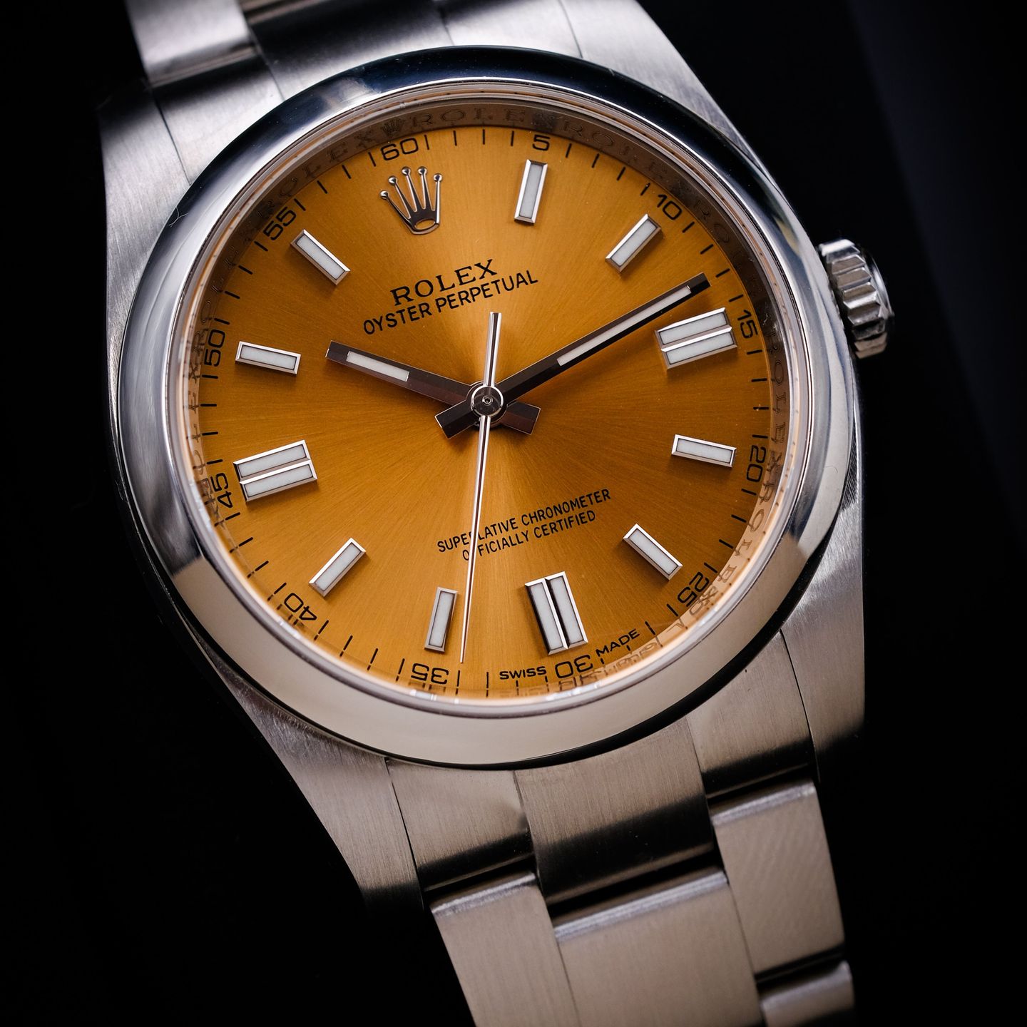 Rolex Oyster Perpetual 36 116000 (Unknown (random serial)) - Bronze dial 36 mm Steel case (3/3)