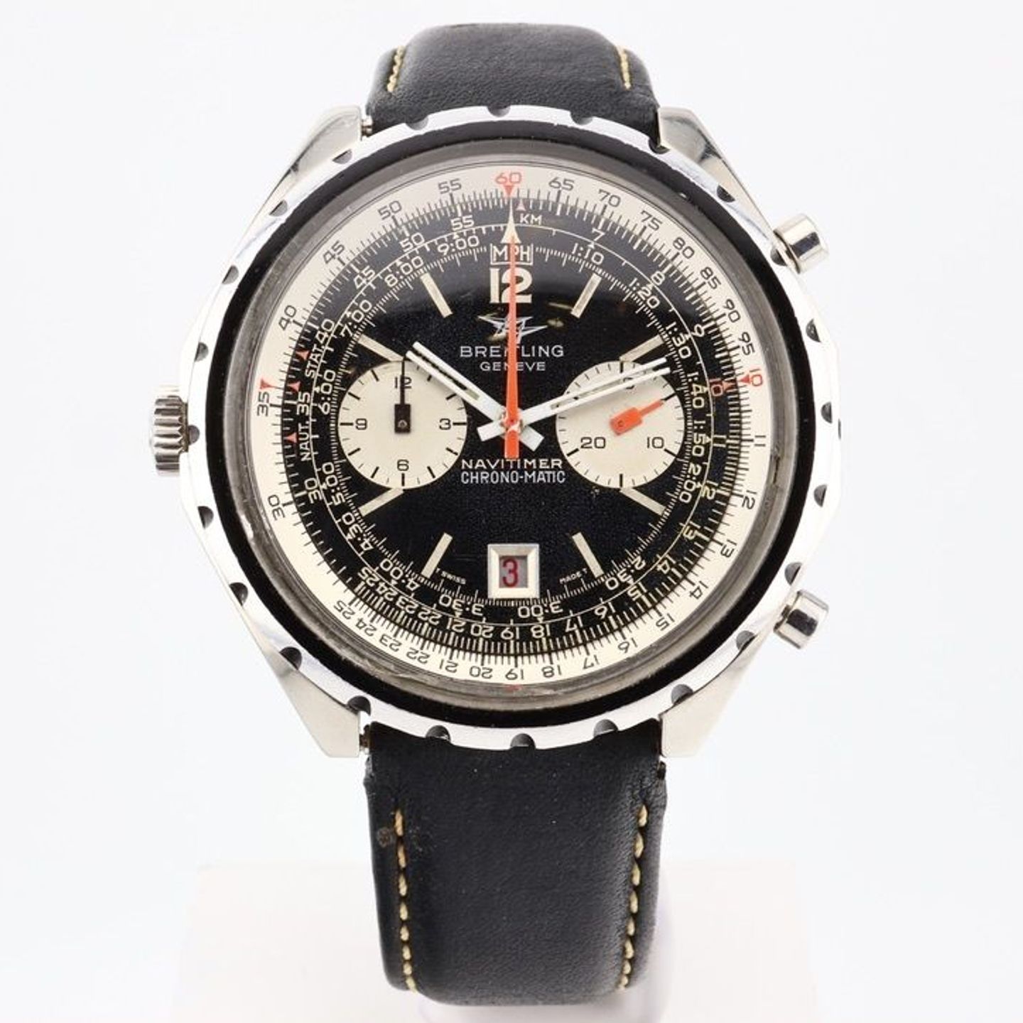 Breitling Navitimer DDE.BR.11525/67 (1968) - Black dial 48 mm Steel case (1/1)