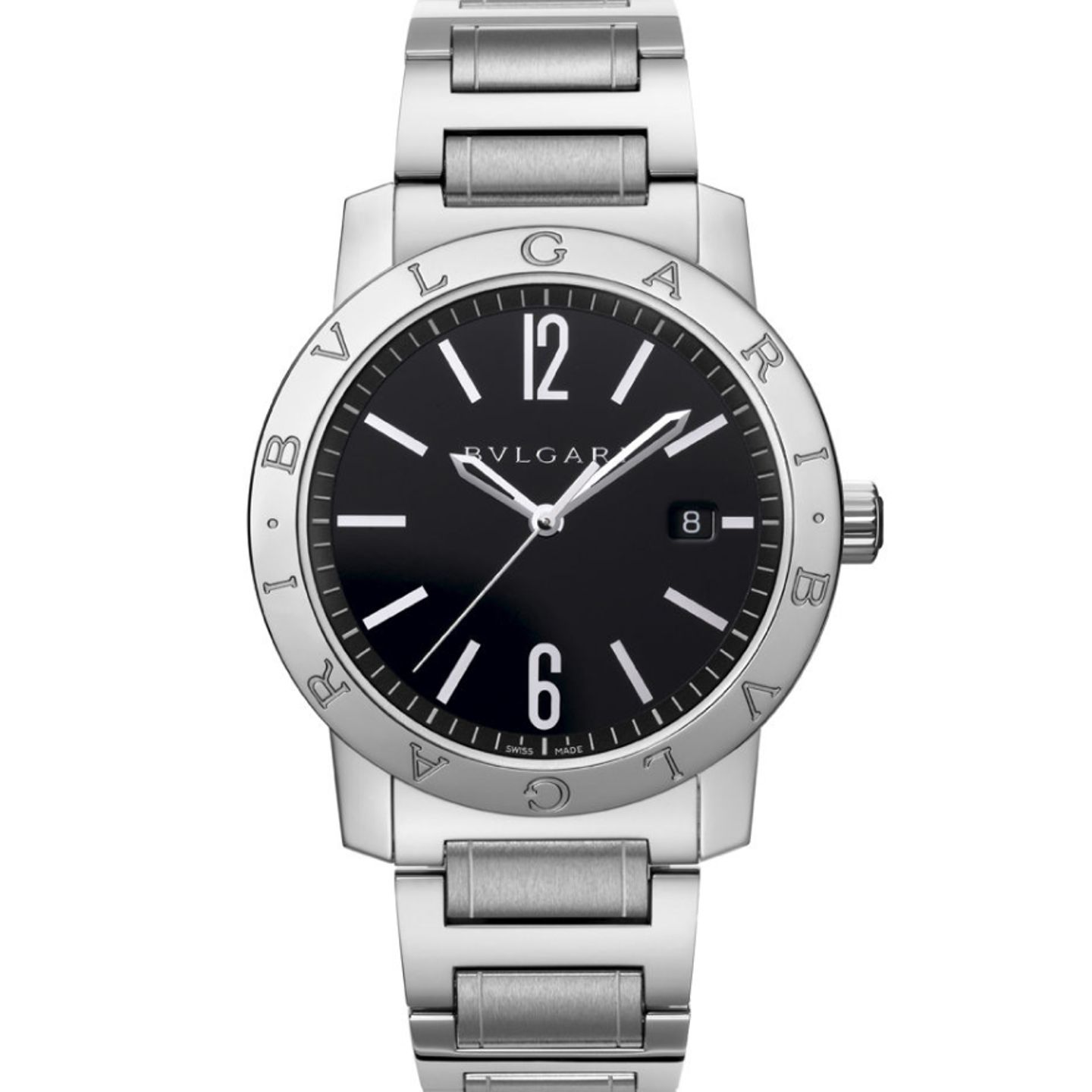 Bulgari Bulgari 101868-BB41BSSD (2024) - Zwart wijzerplaat 41mm Staal (1/8)