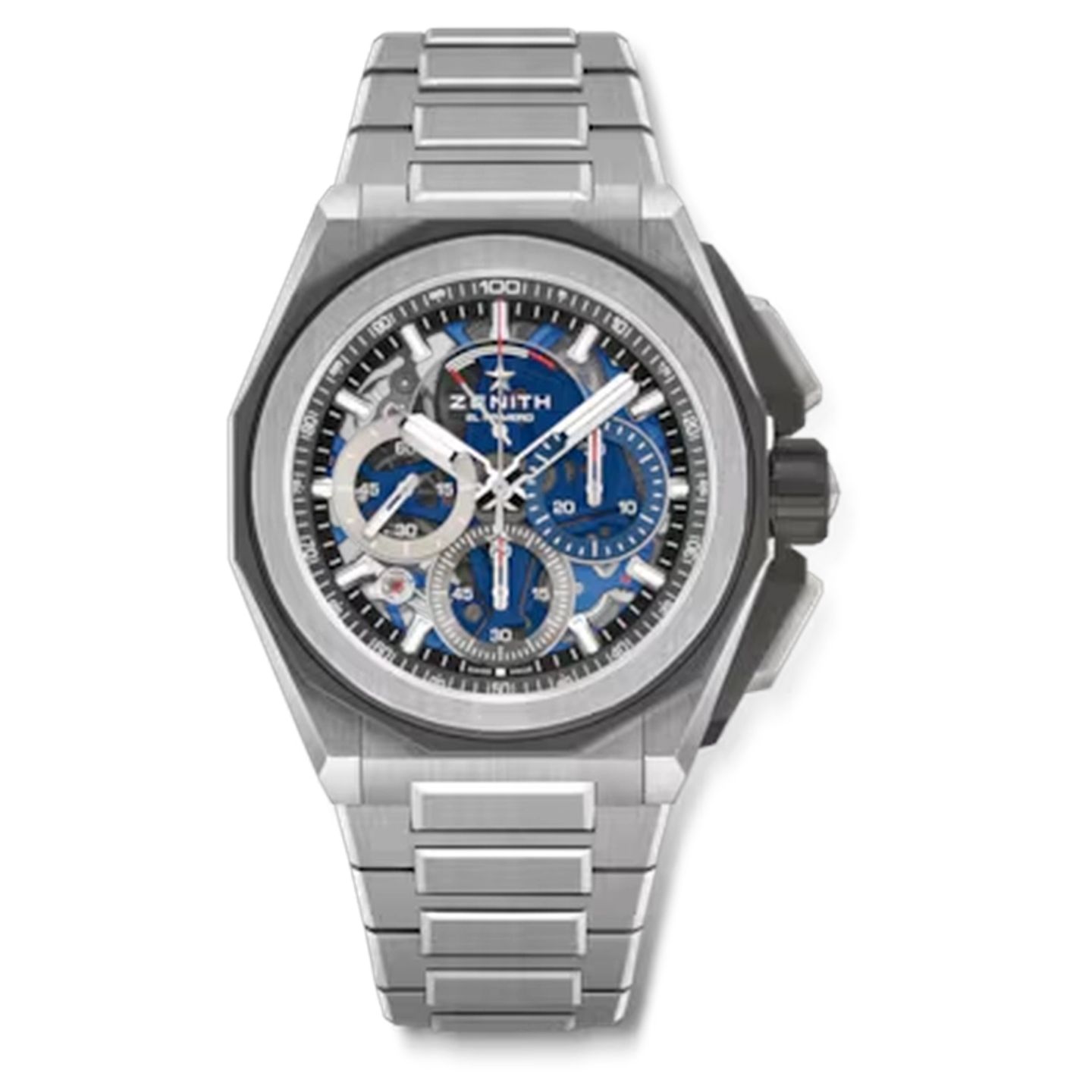 Zenith Defy 95.9100.9004/01.I001 (2025) - Zwart wijzerplaat 45mm Titanium (1/1)