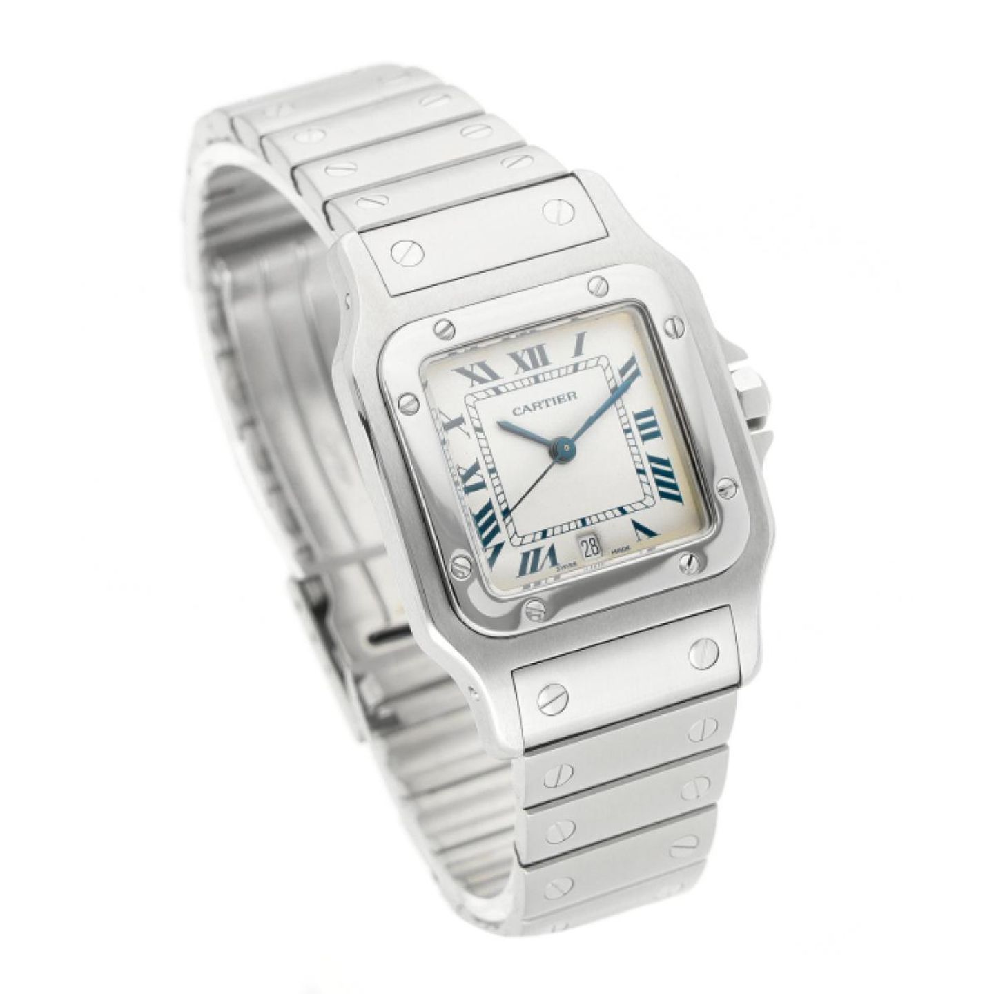 Cartier Santos Galbée 987901 (1993) - 29 mm Steel case (3/5)