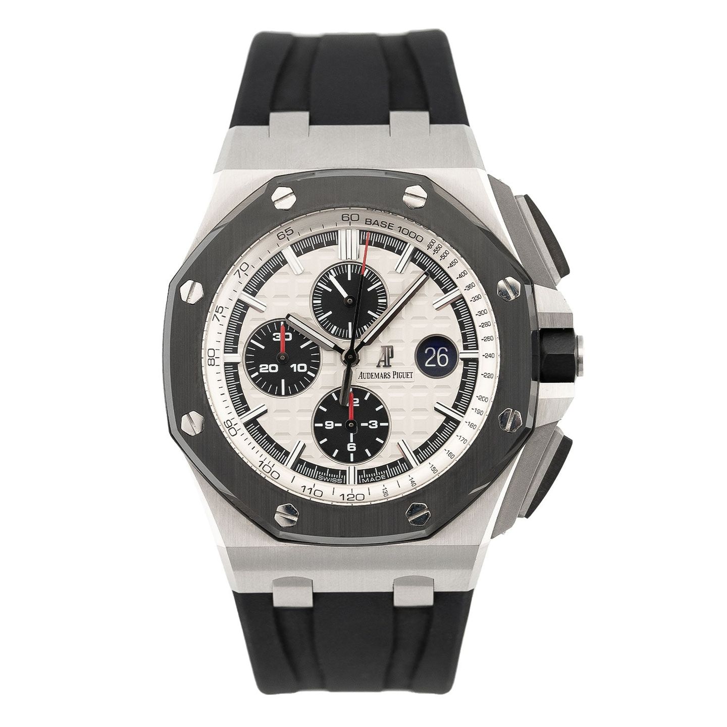 Audemars Piguet Royal Oak Offshore 26400SO.OO.A002CA.01 (Onbekend (willekeurig serienummer)) - Zilver wijzerplaat 44mm Staal (1/7)