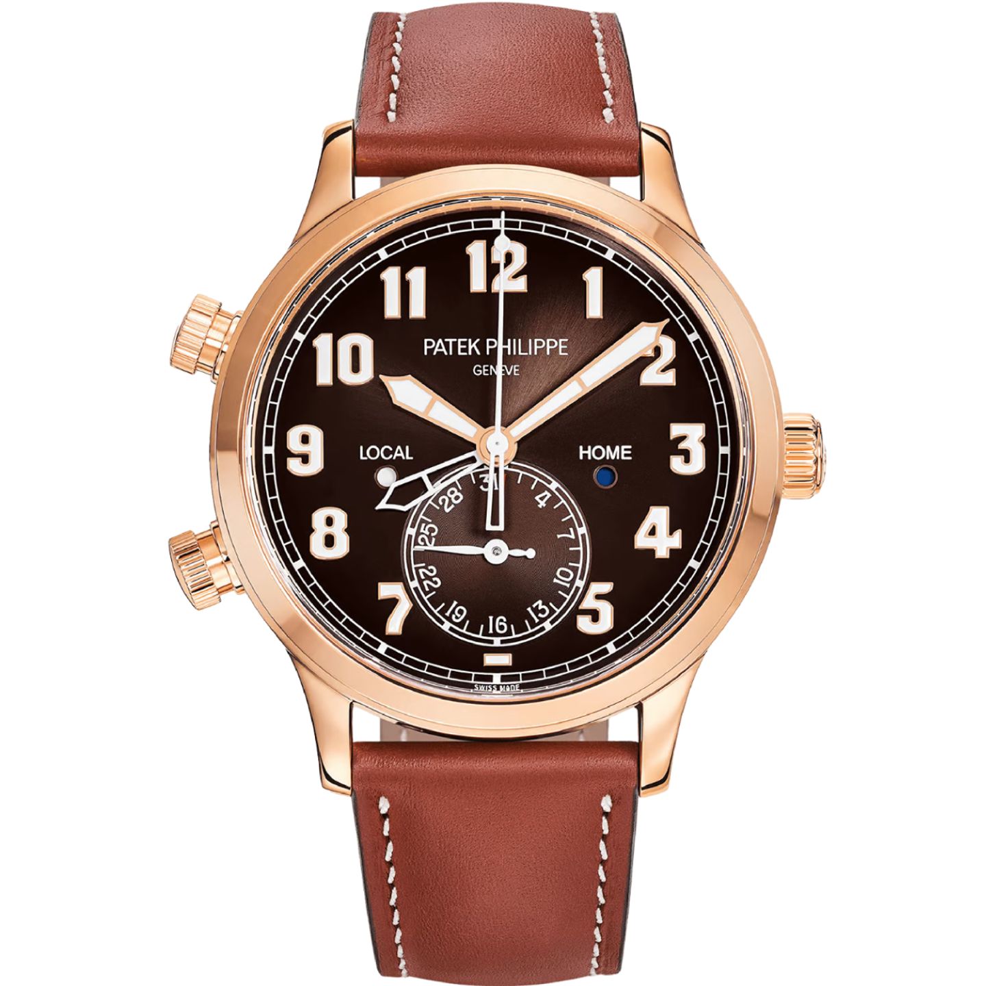 Patek Philippe Calatrava 5524R-001 (2024) - Brown dial 42 mm Rose Gold case (1/8)