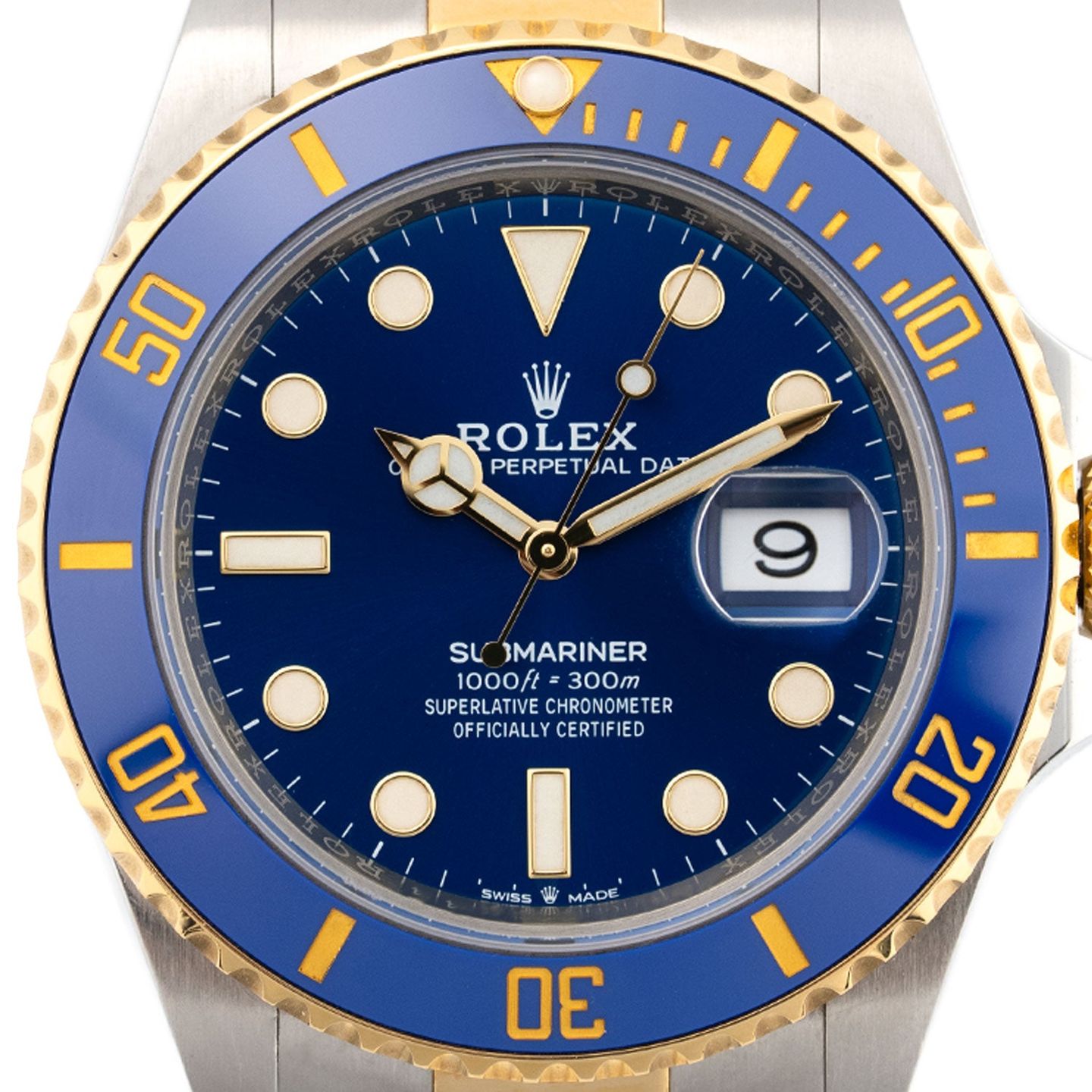 Rolex Submariner Date 126613LB (2020) - Blauw wijzerplaat 41mm Goud/Staal (2/4)
