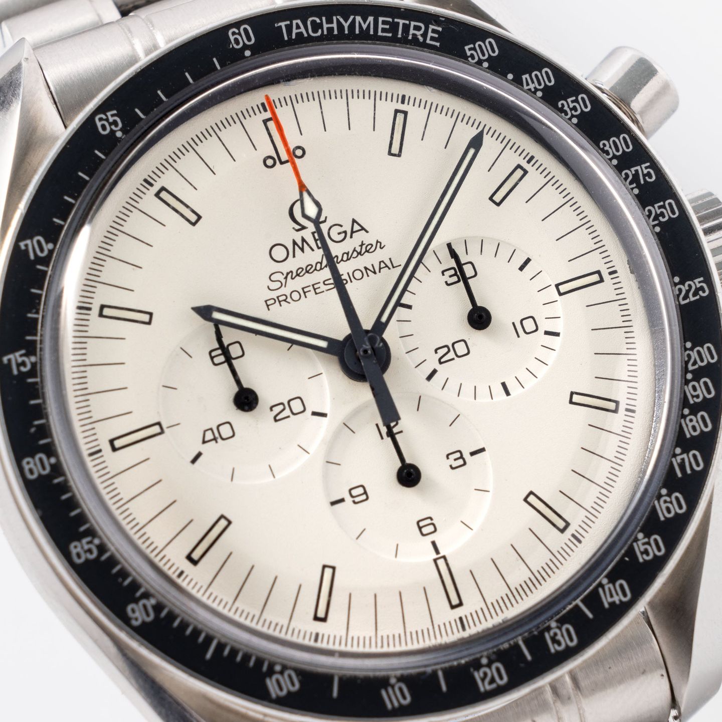 Omega Speedmaster Professional Moonwatch 145.022 (1970) - White dial 42 mm Steel case (2/8)