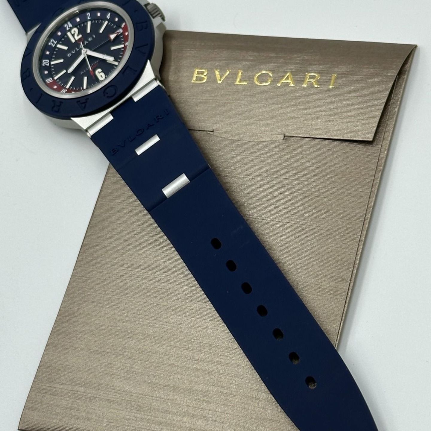 Bulgari Bulgari 103554 (2023) - Blauw wijzerplaat 40mm Titanium (8/8)