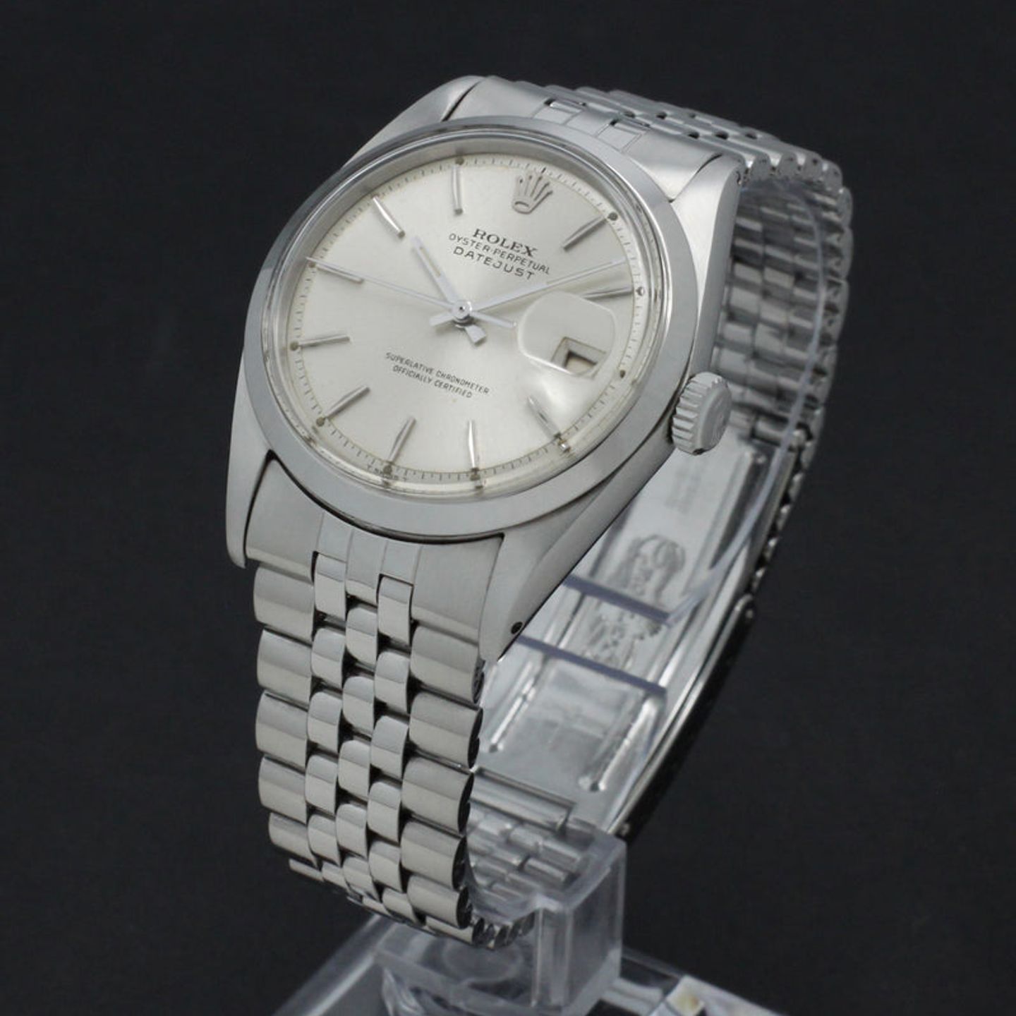 Rolex Datejust 1600 (1966) - Silver dial 36 mm Steel case (4/7)