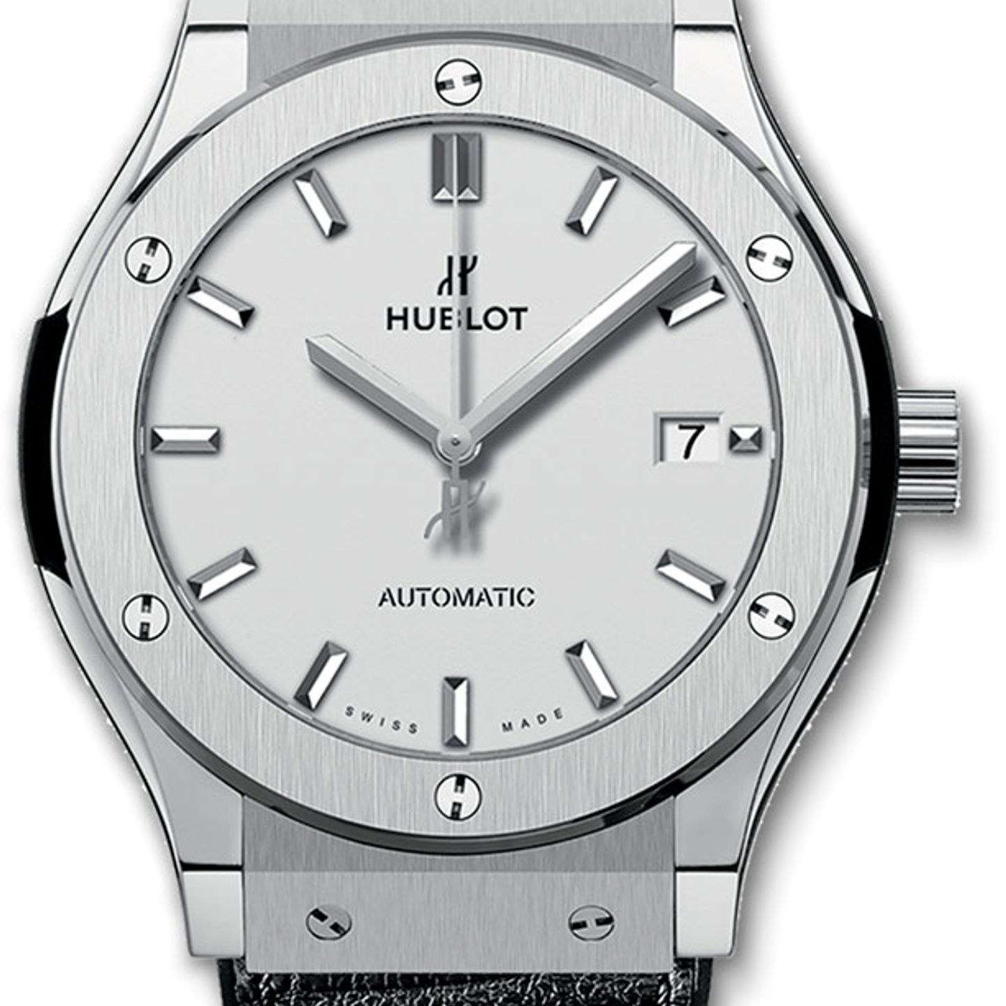 Hublot Classic Fusion 542.NX.2611.LR (2024) - Silver dial 42 mm Titanium case (1/1)