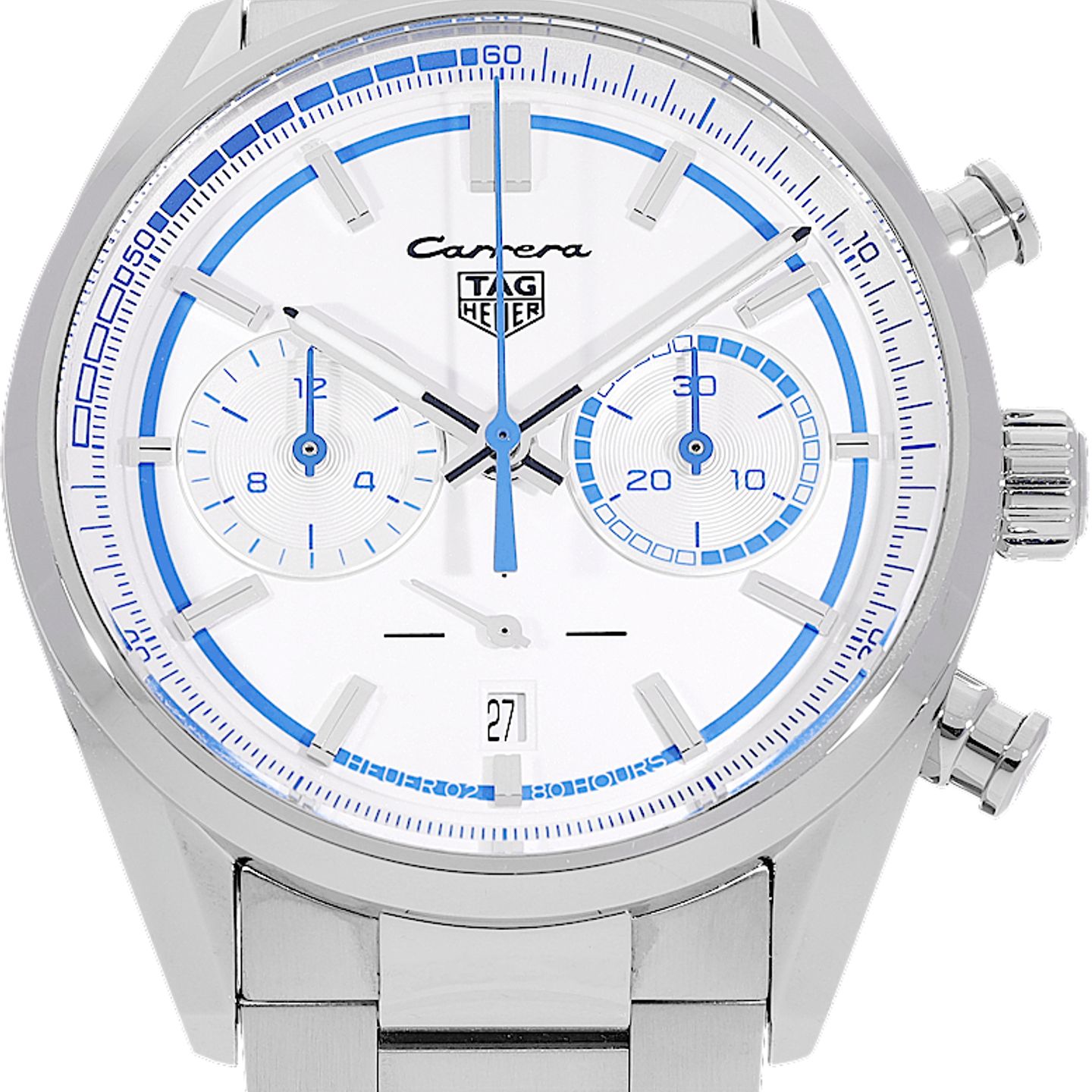 TAG Heuer Carrera Porsche Chronograph Special Edition CBN2016.EB0275 (2022) - White dial 42 mm Steel case (2/5)