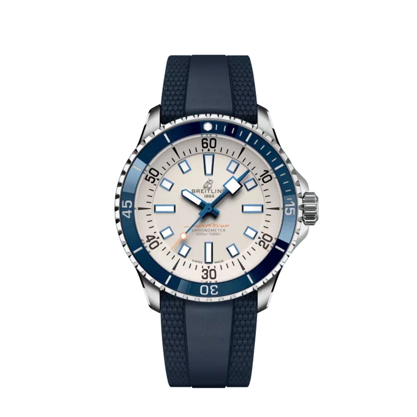 Breitling Superocean 42 A17375E71G1S1 (2024) - Wit wijzerplaat 42mm Staal (1/1)