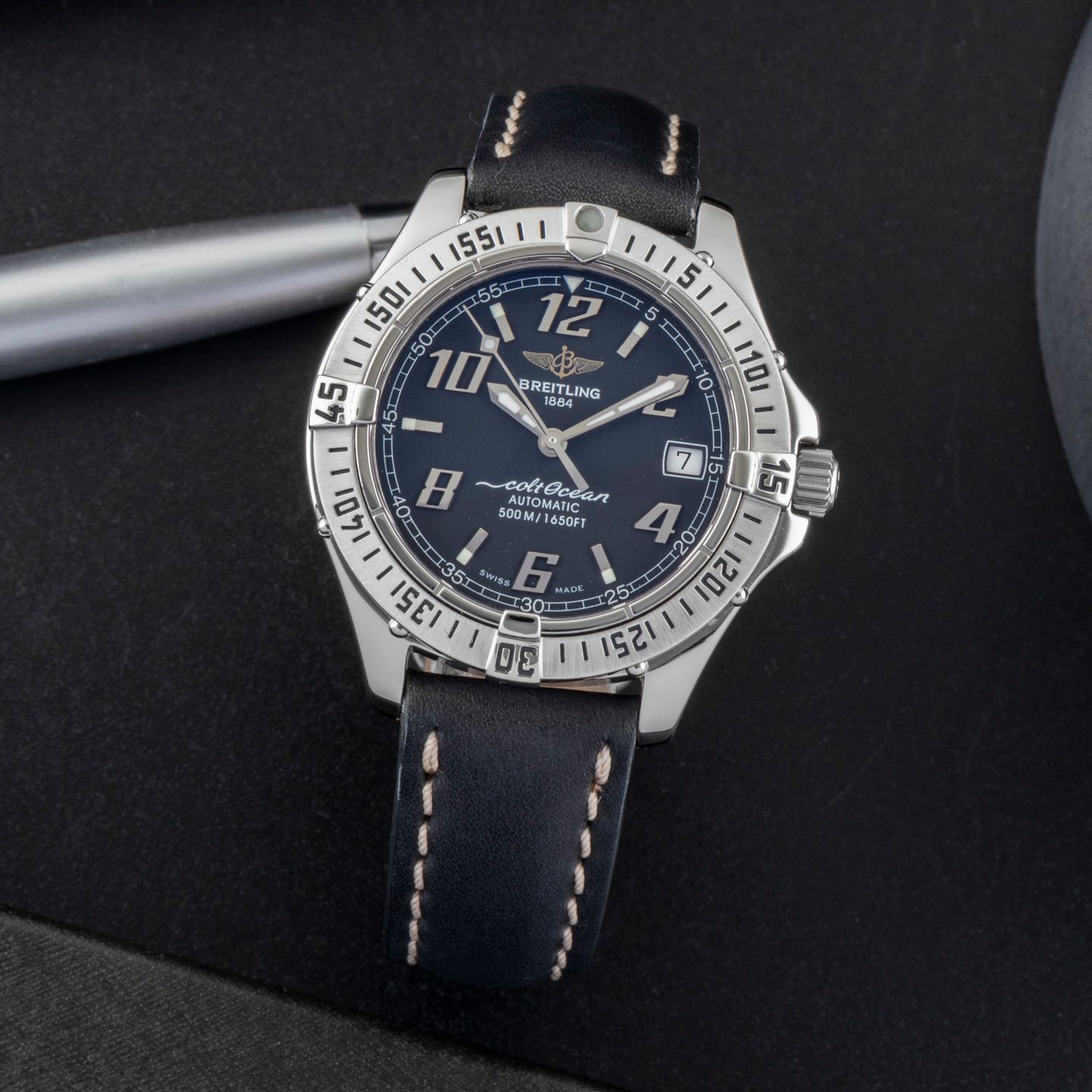 Breitling Colt Automatic A17350 (2000) - 38 mm Steel case (1/8)