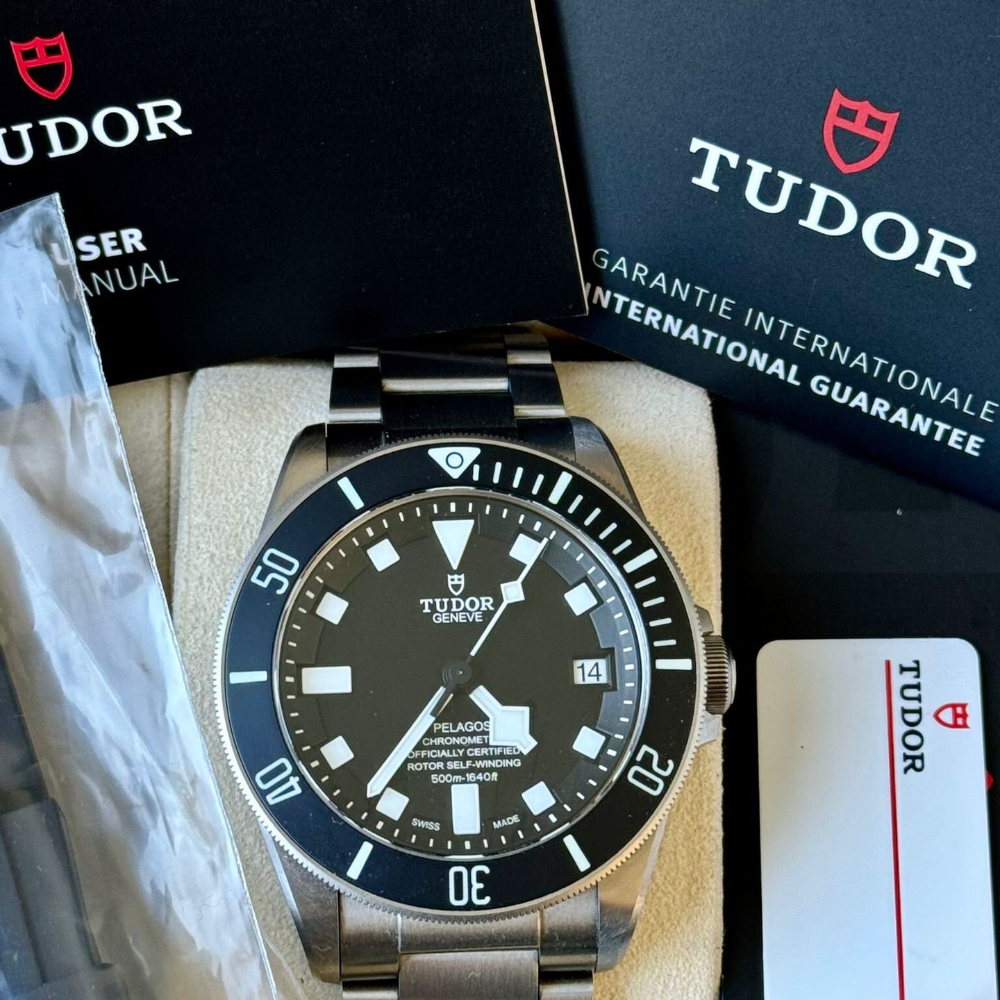 Tudor Pelagos 25600TN (2022) - Zwart wijzerplaat 42mm Titanium (7/7)