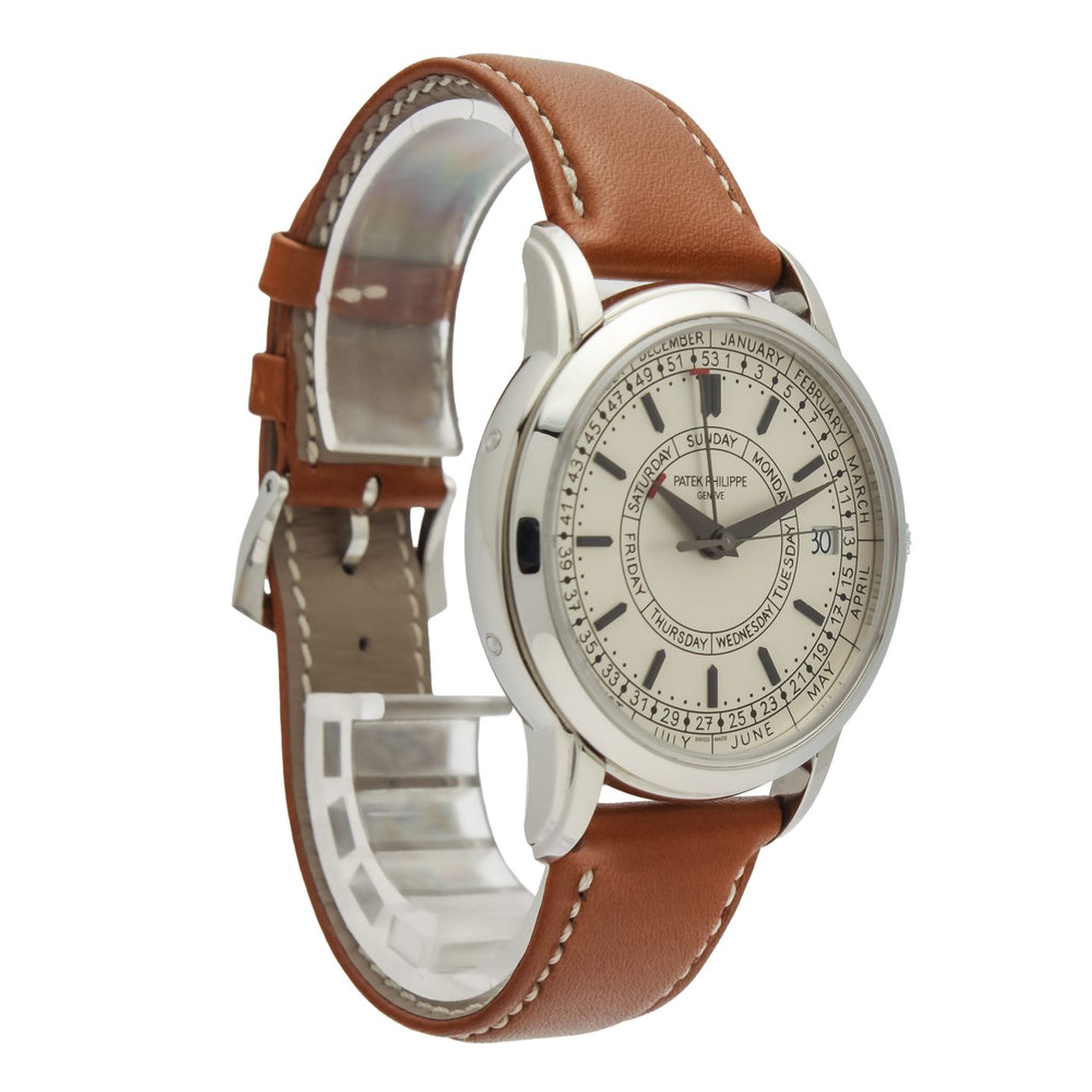 Patek Philippe Calatrava 5212A-001 (2022) - Zilver wijzerplaat 40mm Staal (4/12)