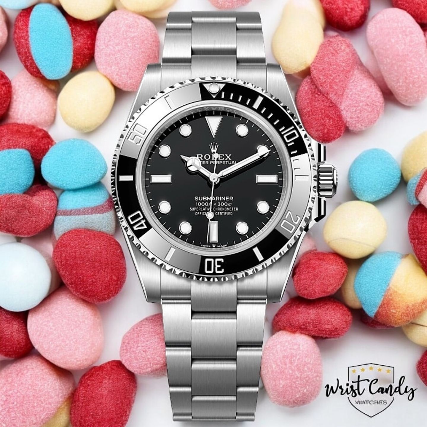 Rolex Submariner No Date 124060 (2024) - Zwart wijzerplaat 41mm Staal (1/8)