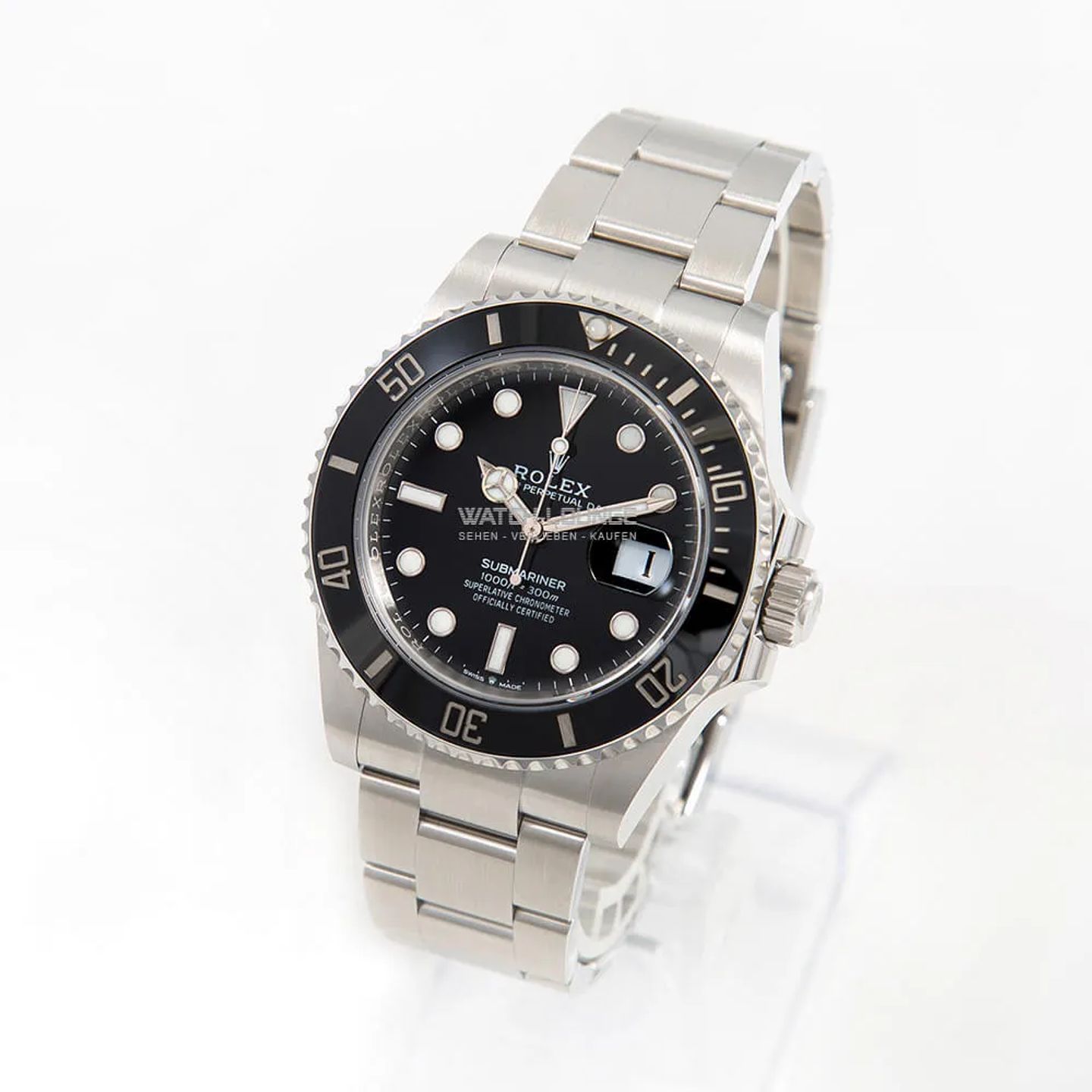 Rolex Submariner Date 126610LN (2021) - Zwart wijzerplaat 41mm Staal (2/8)