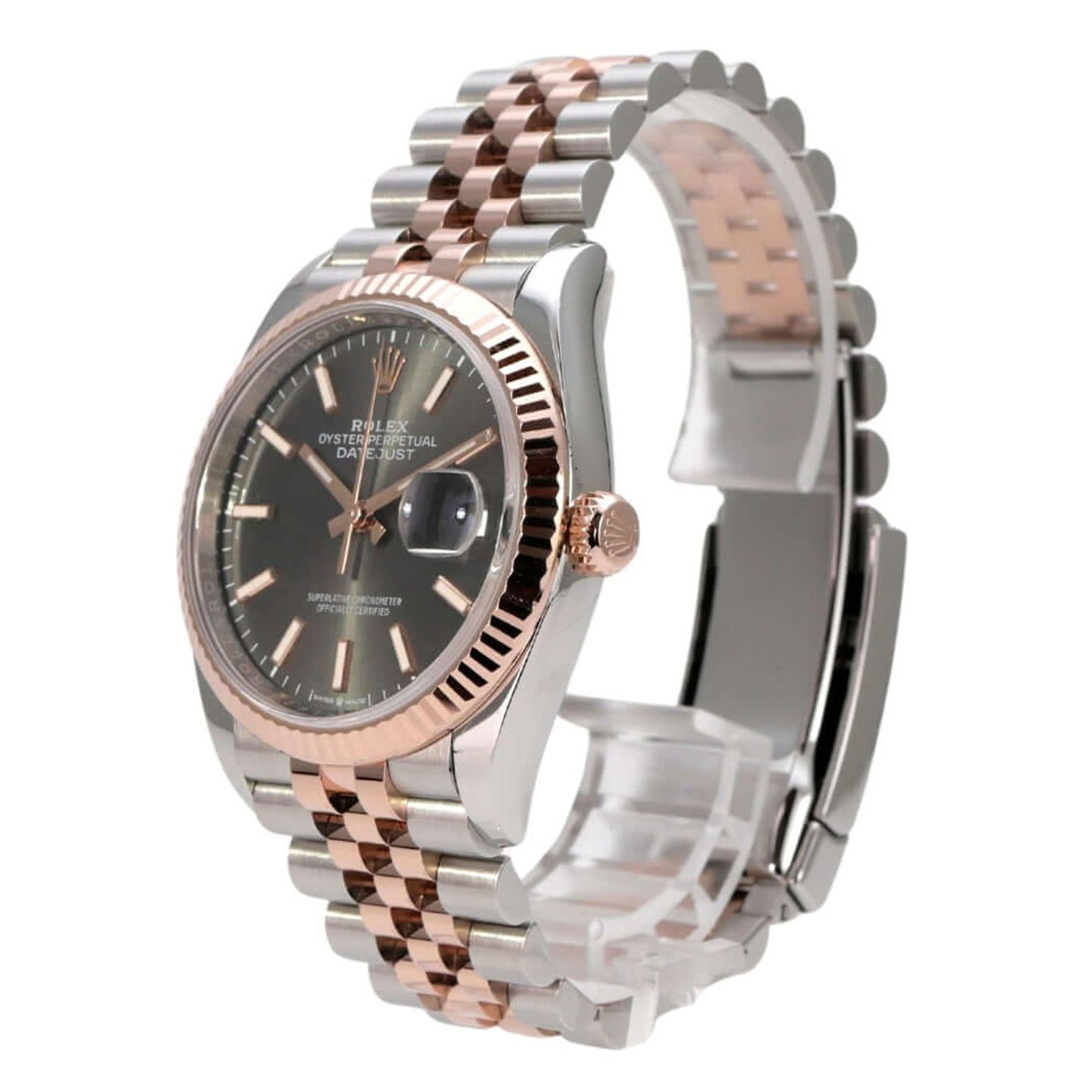 Rolex Datejust 36 126231 (2022) - Grijs wijzerplaat 36mm Staal (3/8)