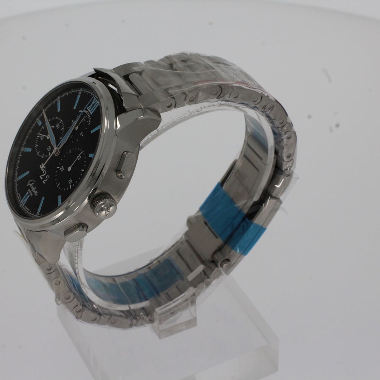 Glashütte Original Senator Chronograph Panorama Date 1-37-01-03-02-71 (2025) - Black dial 42 mm Steel case (2/4)