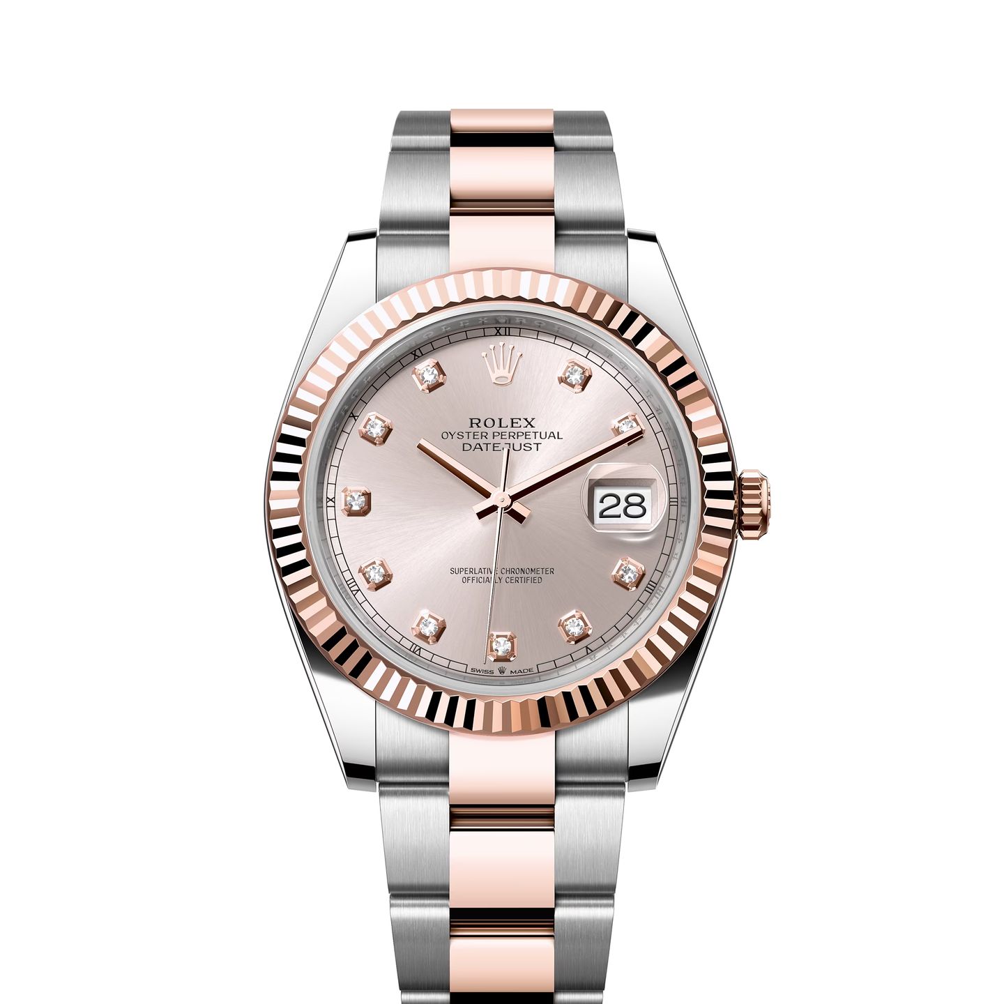 Rolex Datejust 41 126331 (2024) - Roze wijzerplaat 41mm Staal (1/1)