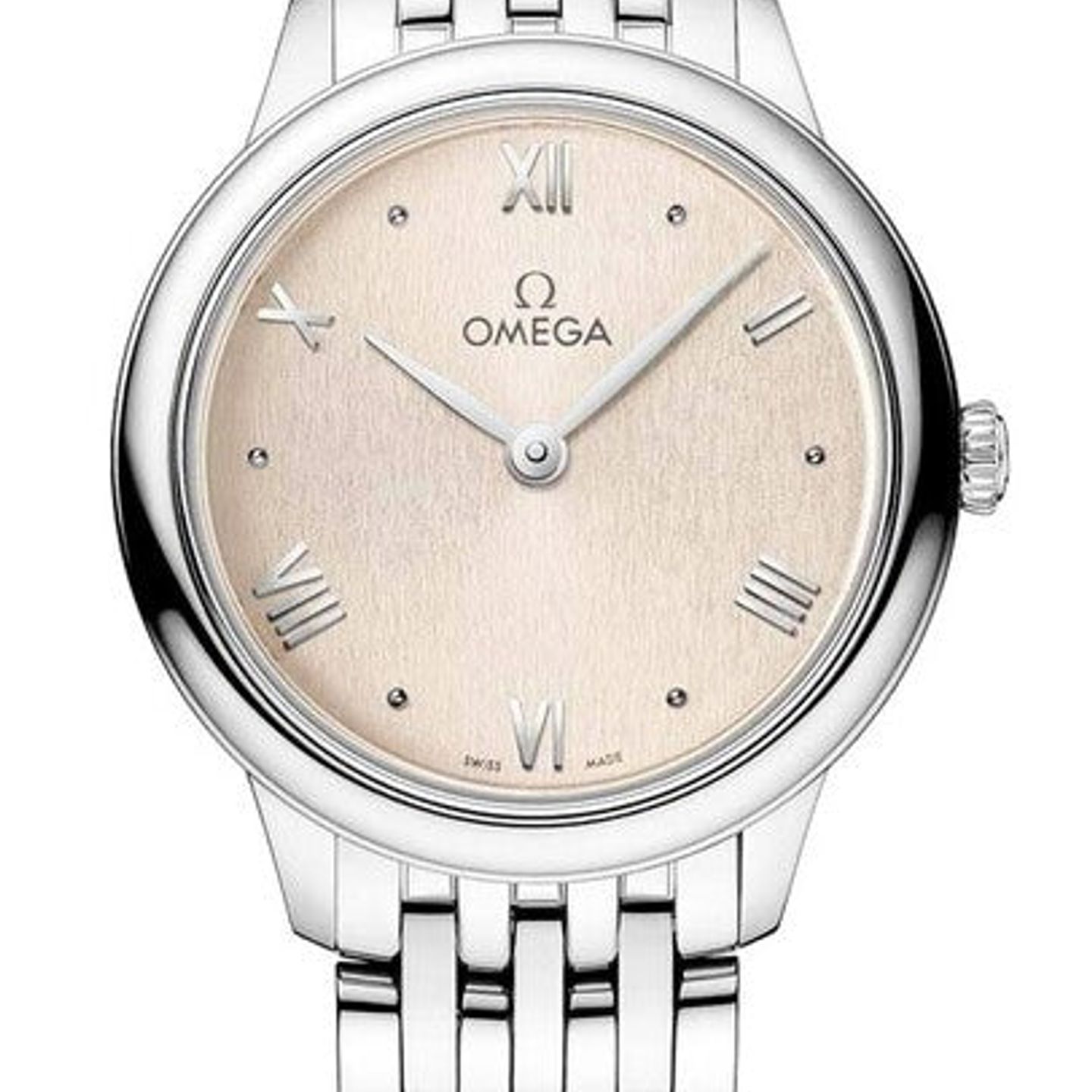 Omega De Ville 434.10.28.60.09.001 (2025) - Beige wijzerplaat 28mm Staal (1/1)